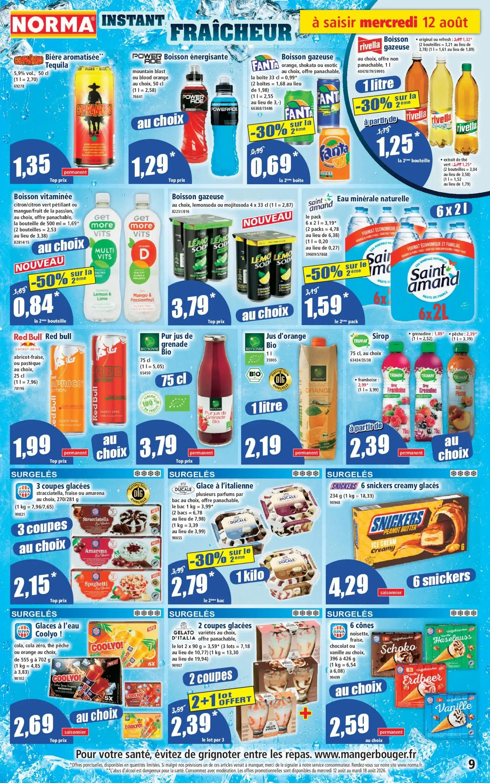 Norma catalogue - brochure valable à partir du 12/08/2026, page 9 sur 12