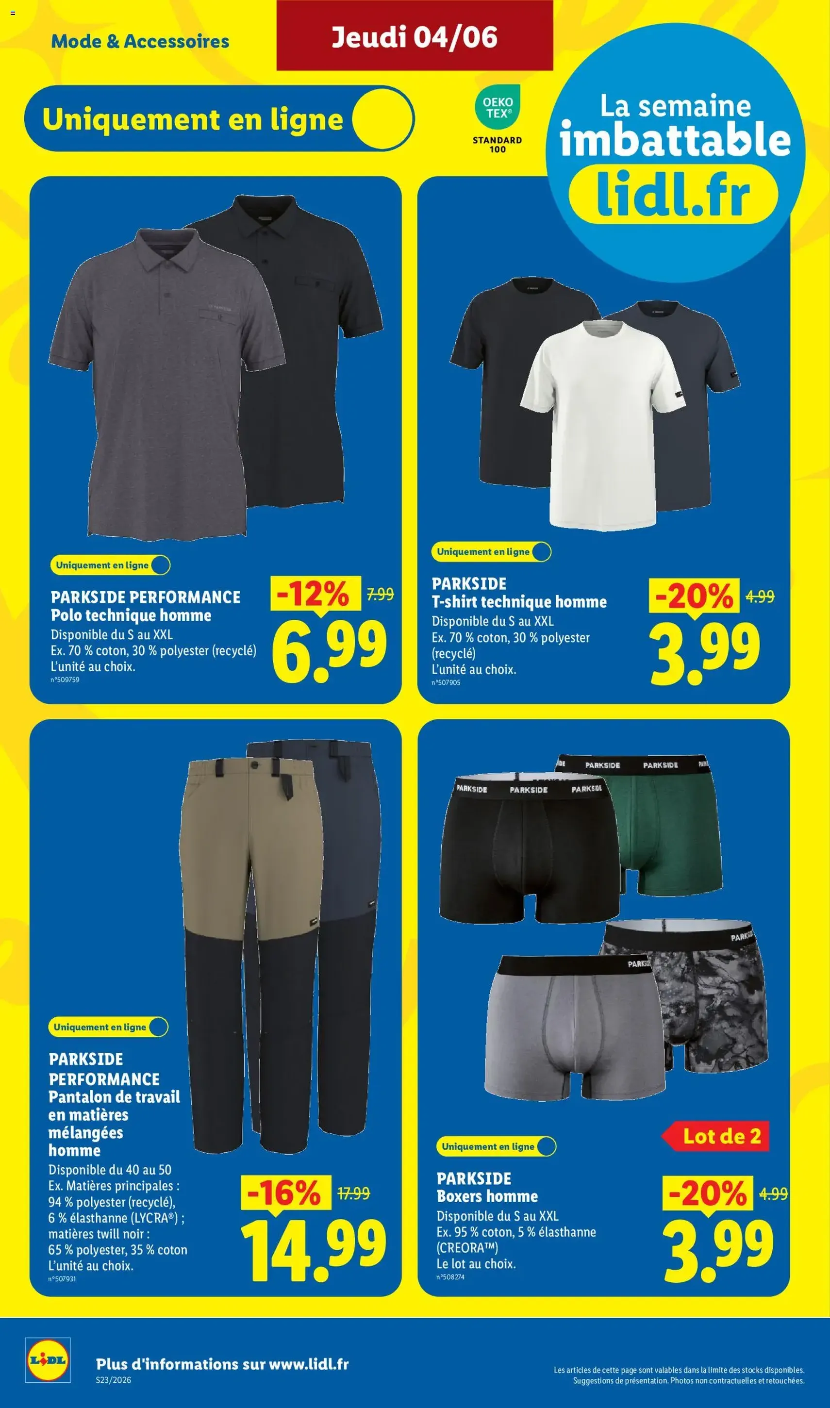 LIDL catalogue - brochure valable à partir du 04/06/2026, page 46 sur 60
