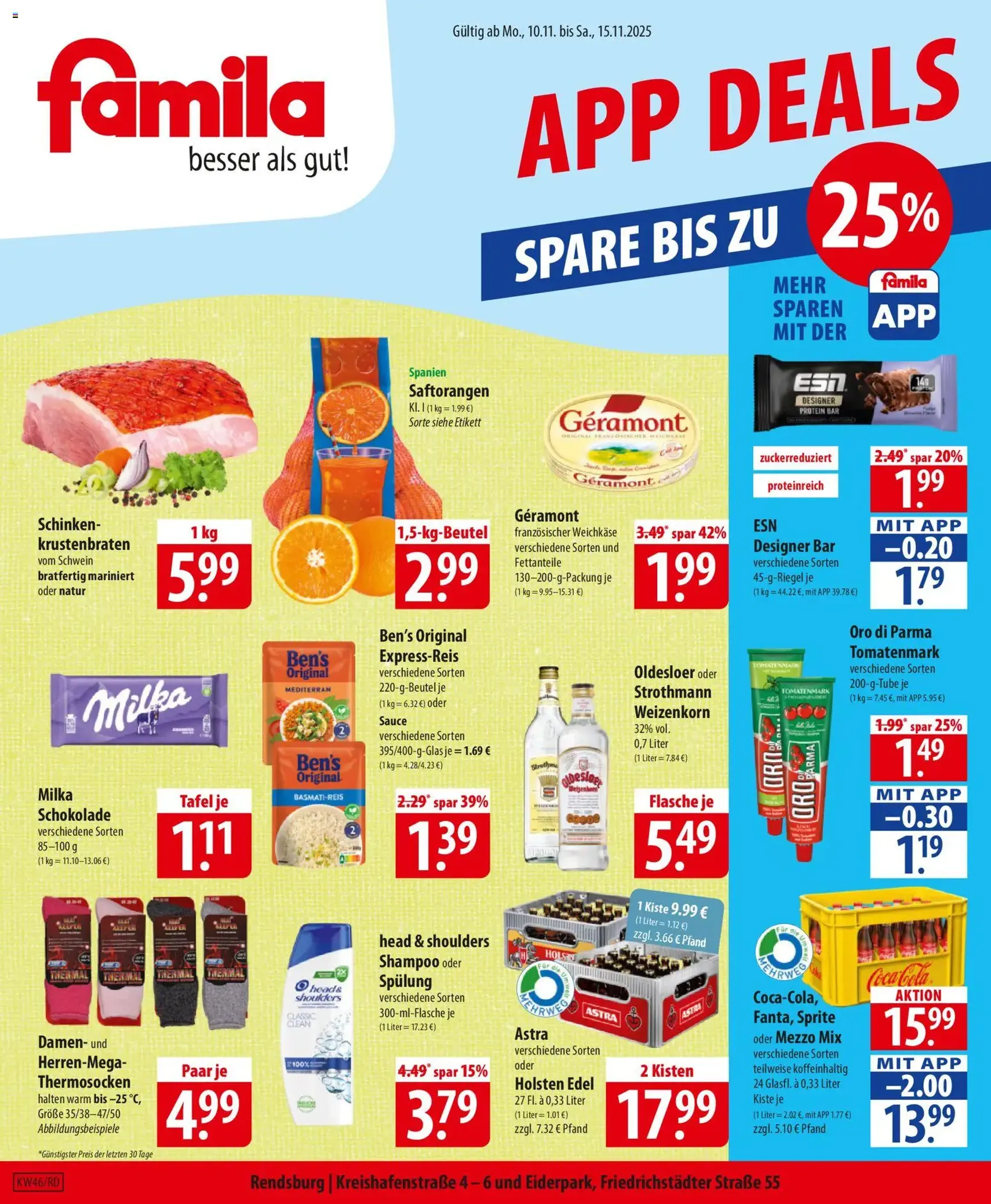 Famila Prospekt - Gültiger Prospekt ab 10.11.2025, Seite 1 von insgesamt 24