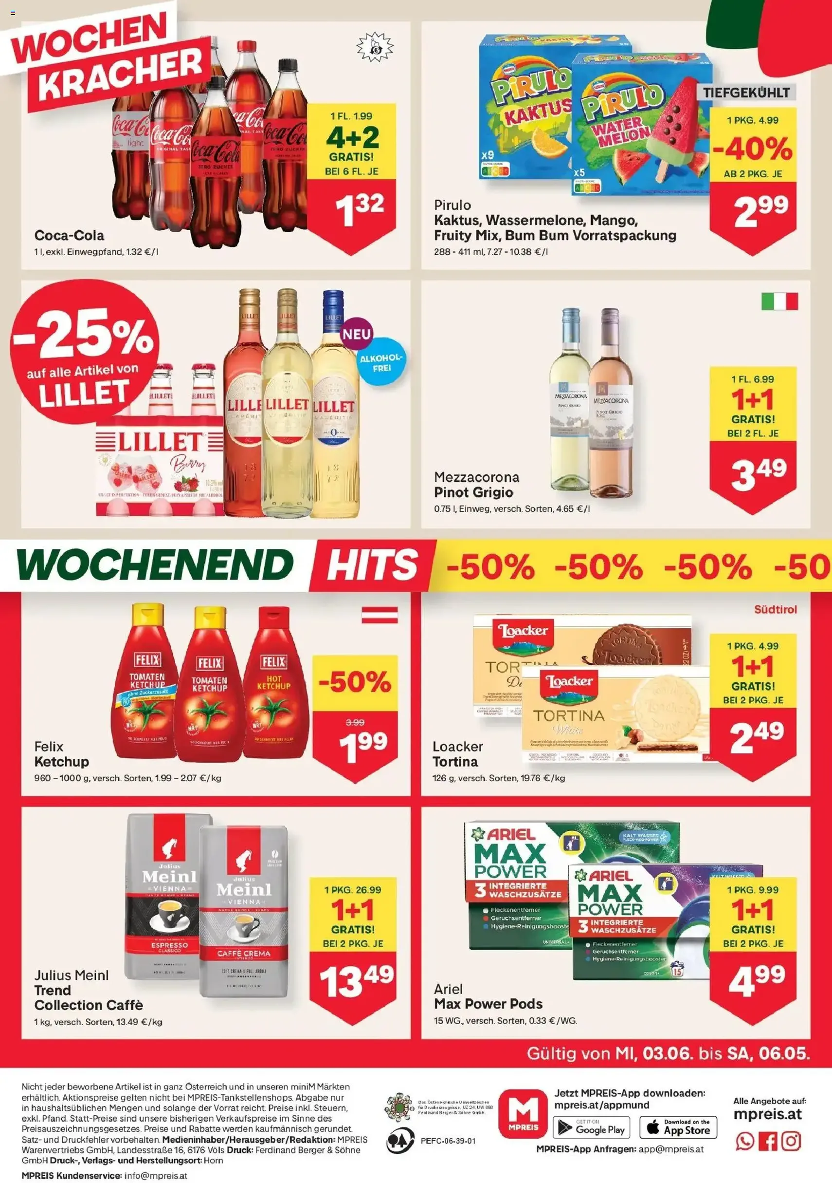 MPREIS Flugblatt - Gültiger Prospekt ab 03.06.2026, Seite 12 von insgesamt 16