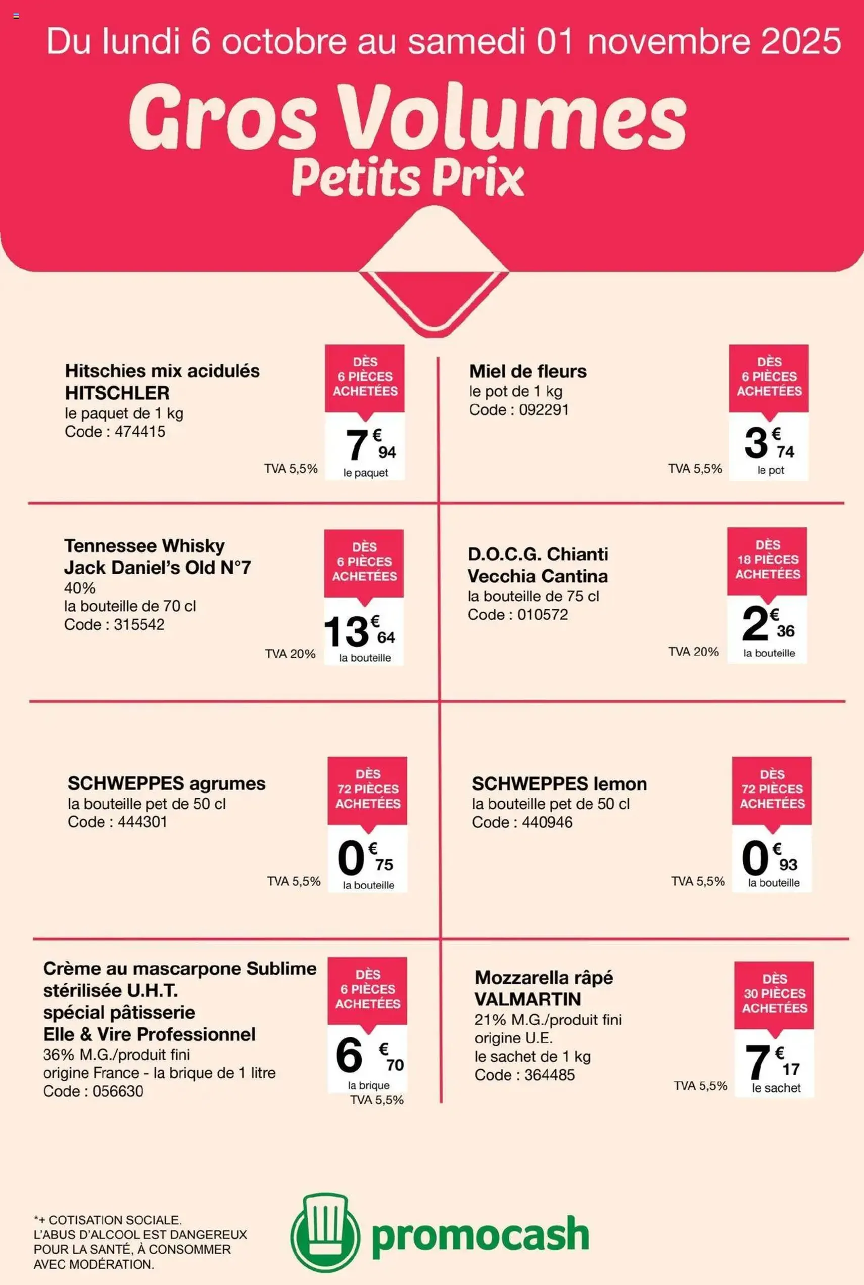 Promocash Catalogue gros volumes petits prix - brochure valable à partir du 06/10/2025, page 3 sur 5 Promocash Catalogue gros volumes petits prix - brochure valable à partir du 06/10/2025, page 3 sur 5