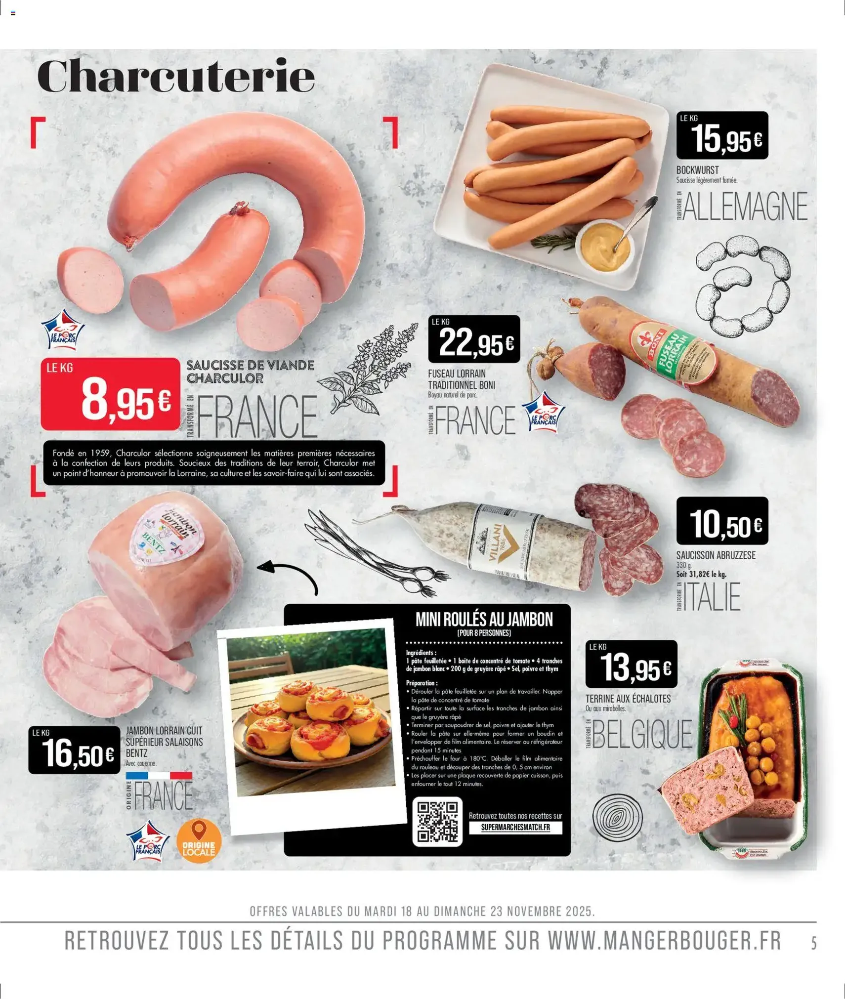Match Supermarché catalogue - brochure valable à partir du 18/11/2025, page 5 sur 20