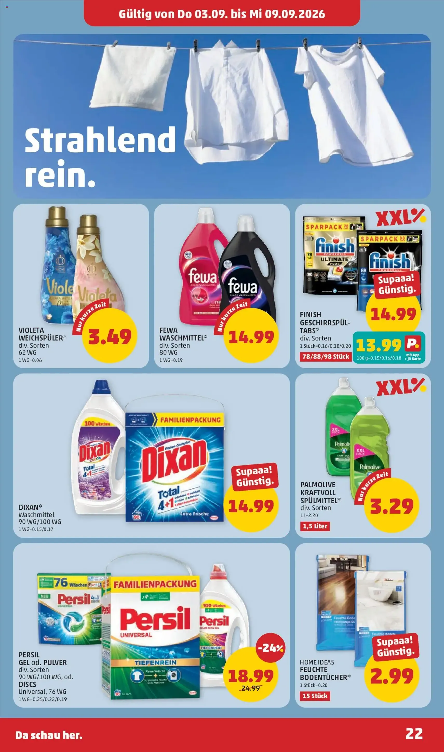 Penny Markt Flugblatt - Gültiger Prospekt ab 03.09.2026, Seite 22 von insgesamt 32