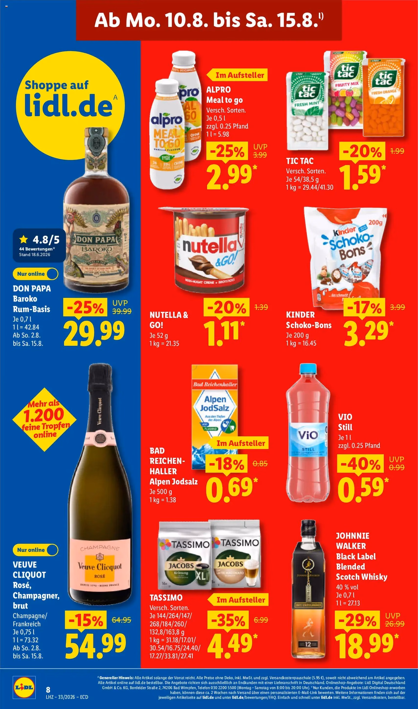 Lidl Prospekt - Gültiger Prospekt ab 10.08.2026, Seite 20 von insgesamt 73