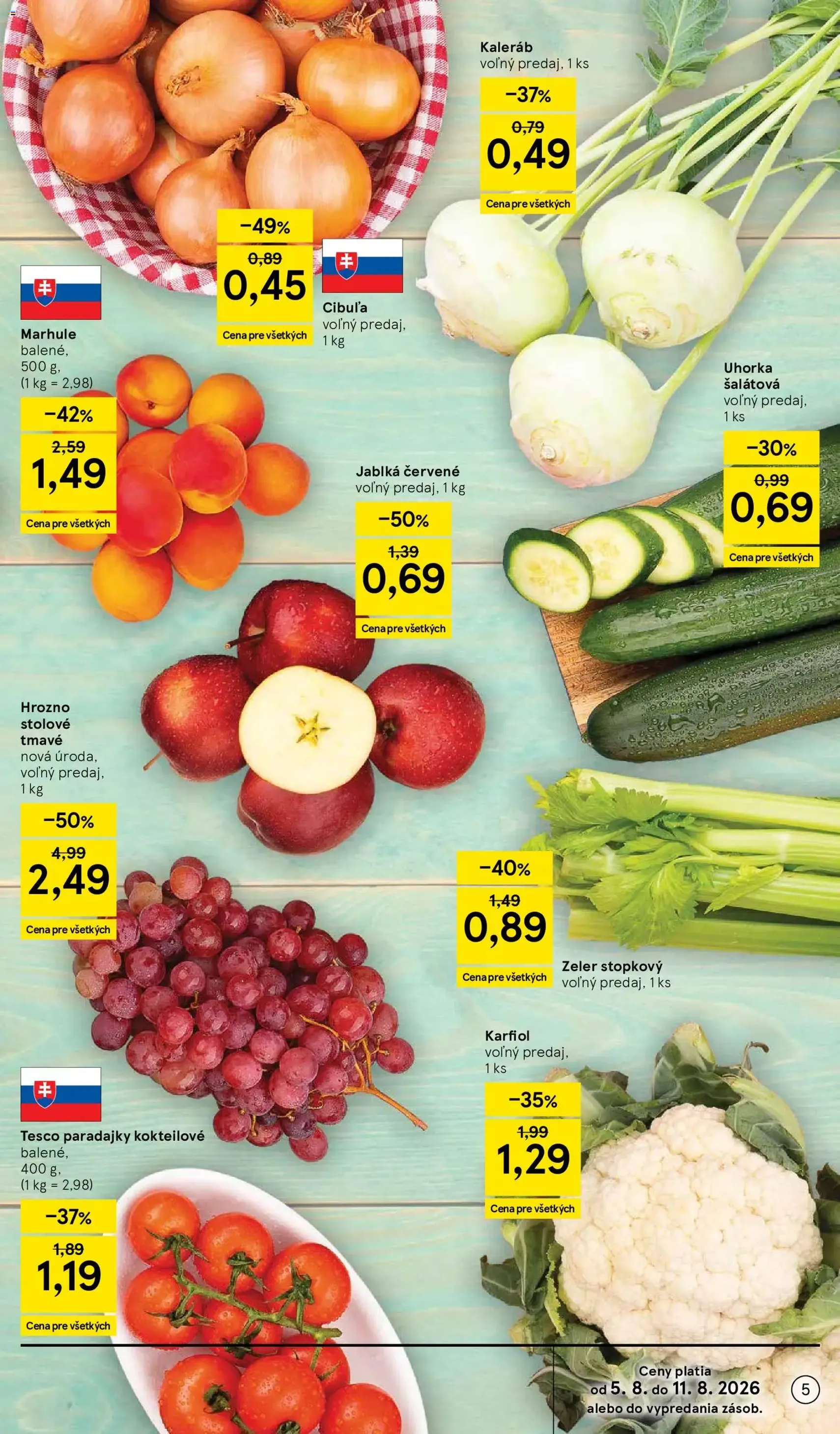 Tesco Hypermarket - leták - platný leták od 05.08.2026 strana 5 z 52