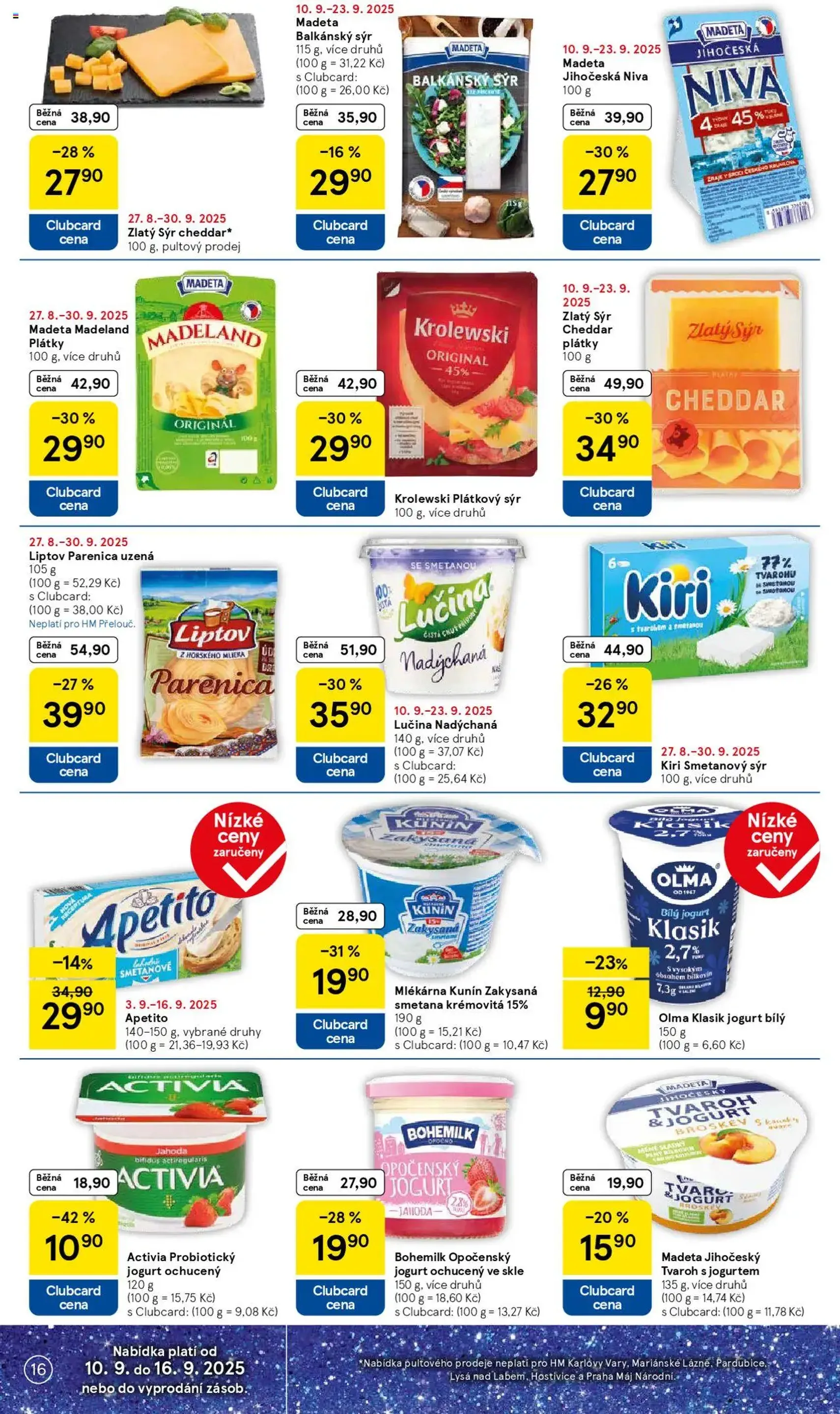 Tesco leták - Hypermarket - platný leták od 10.09.2025 strana 16 z 34 Tesco leták - Hypermarket - platný leták od 10.09.2025 strana 16 z 34