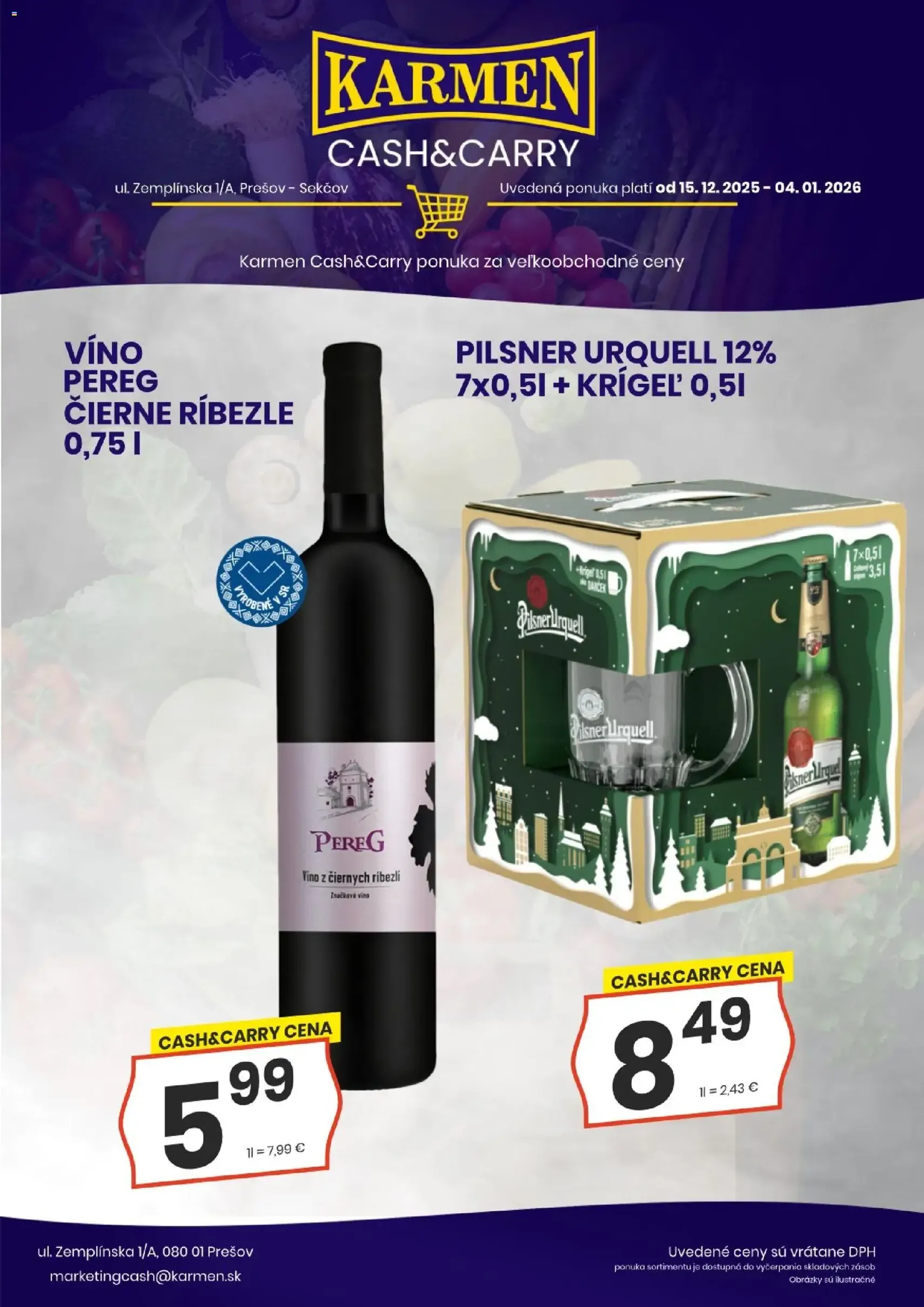 KARMEN CBA Cash & Carry - platný leták od 15.12.2025 strana 4 z 8