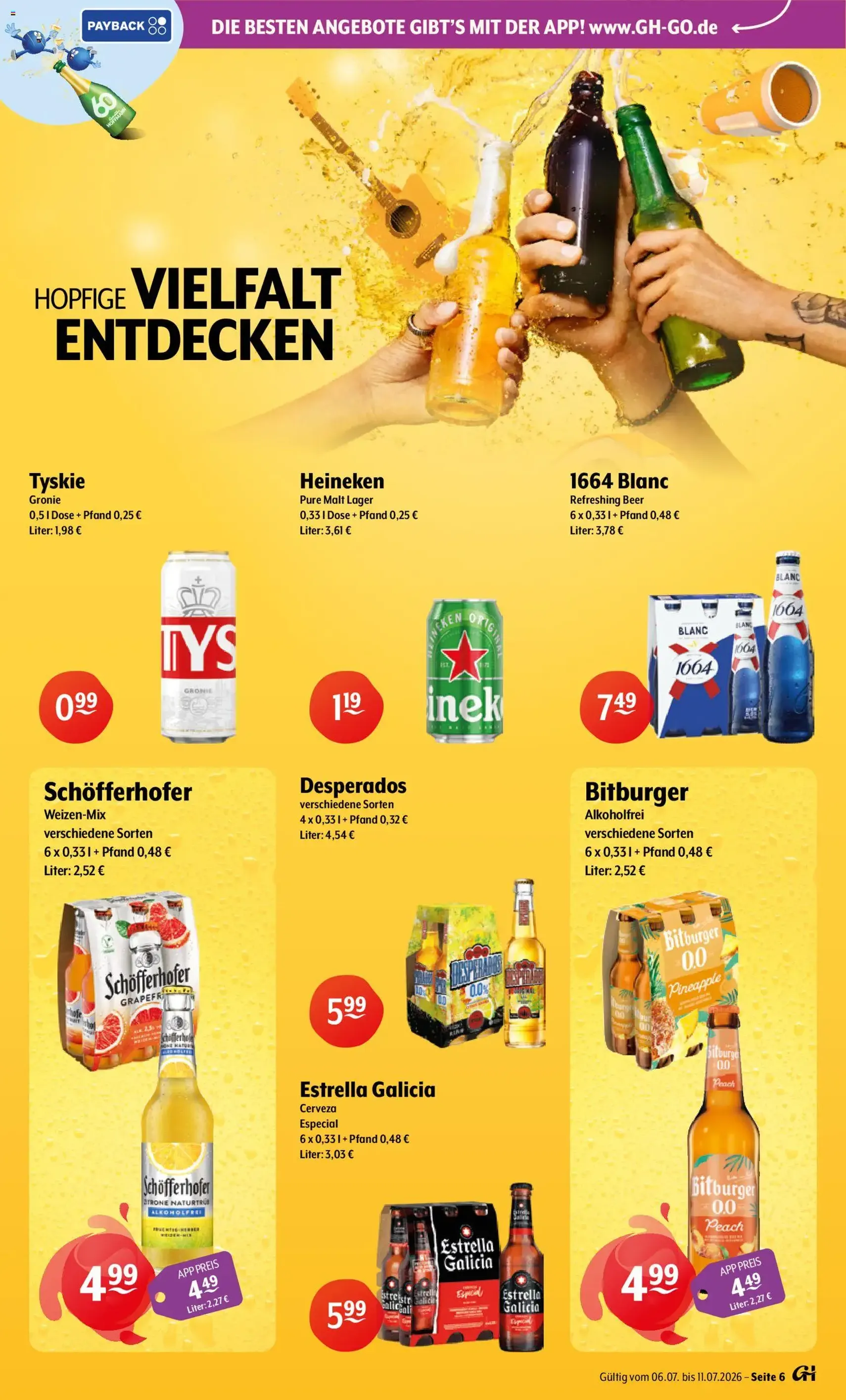 Trink und Spare Prospekt - Gültiger Prospekt ab 06.07.2026, Seite 6 von insgesamt 8