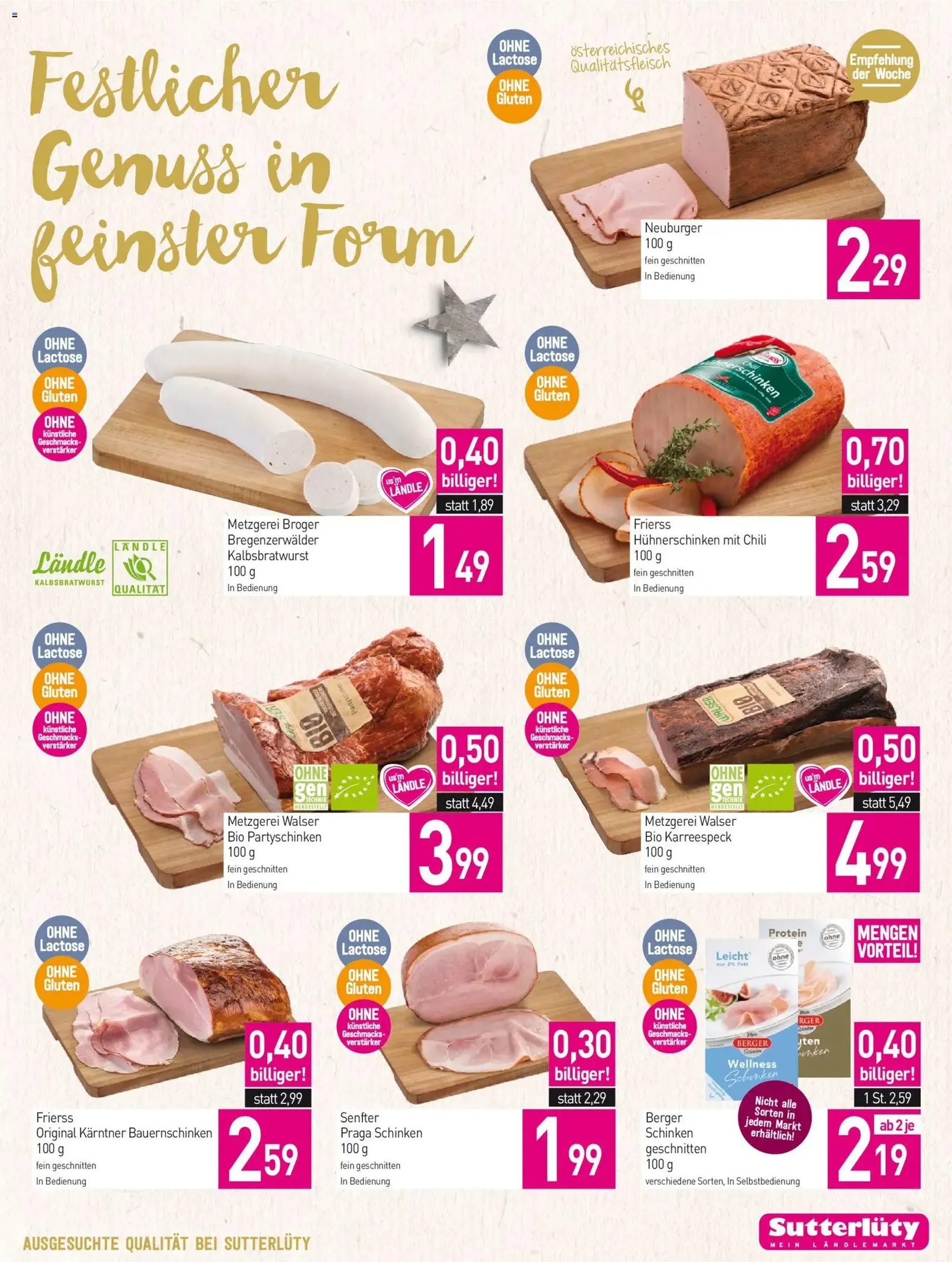 Sutterlüty Flugblatt - Gültiger Prospekt ab 27.12.2025, Seite 9 von insgesamt 28