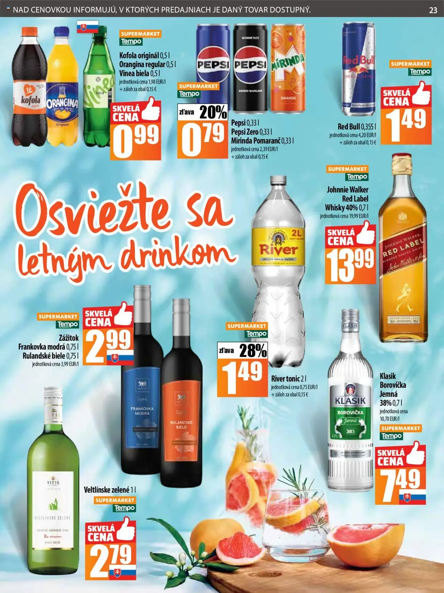 COOP Jednota leták - platný leták od 17.07.2025 strana 23 z 28 COOP Jednota leták - platný leták od 17.07.2025 strana 23 z 28