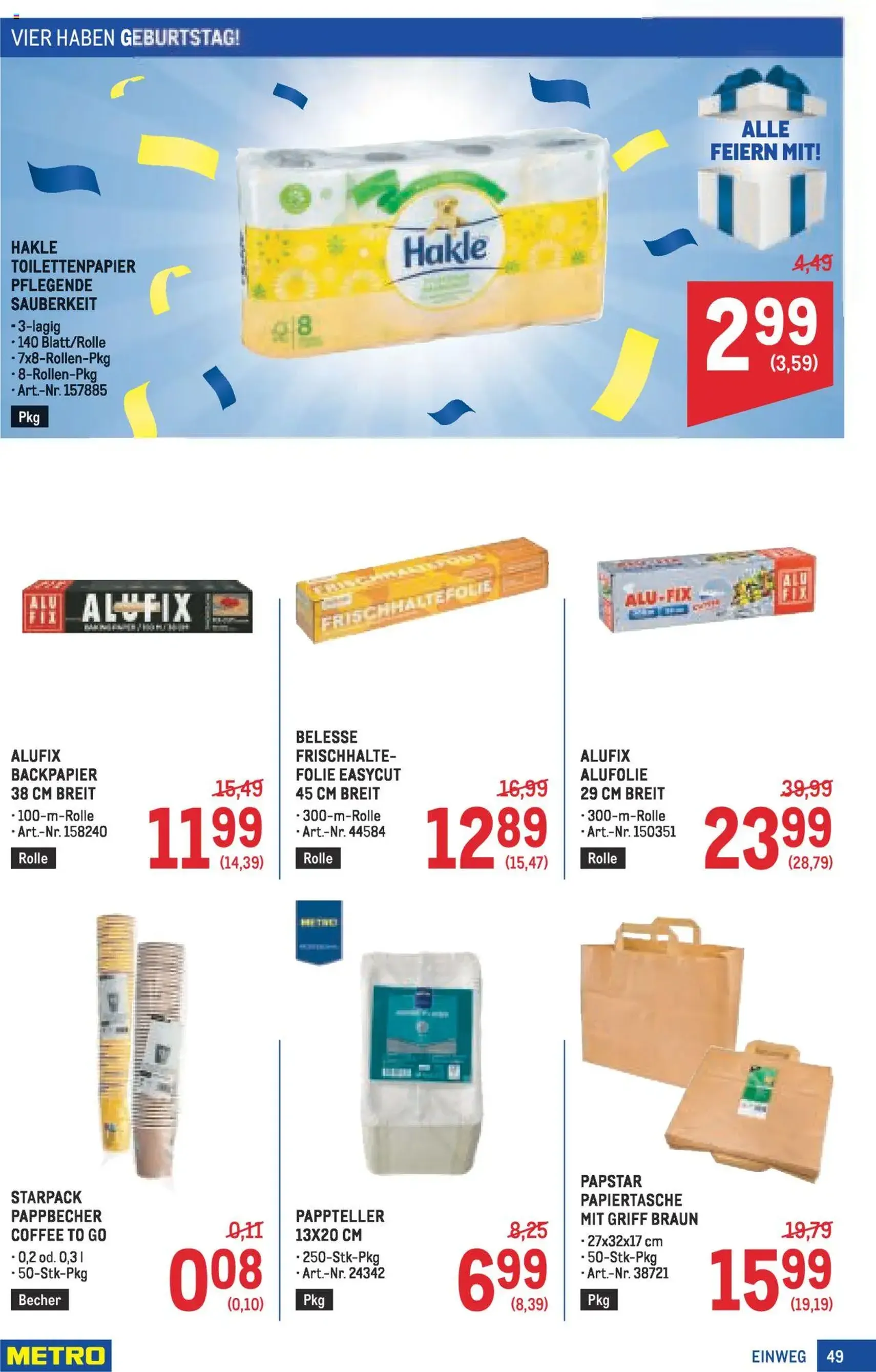Metro angebote Profi - Gültiger Prospekt ab 18.09.2025, Seite 49 von insgesamt 64 Metro angebote Profi - Gültiger Prospekt ab 18.09.2025, Seite 49 von insgesamt 64