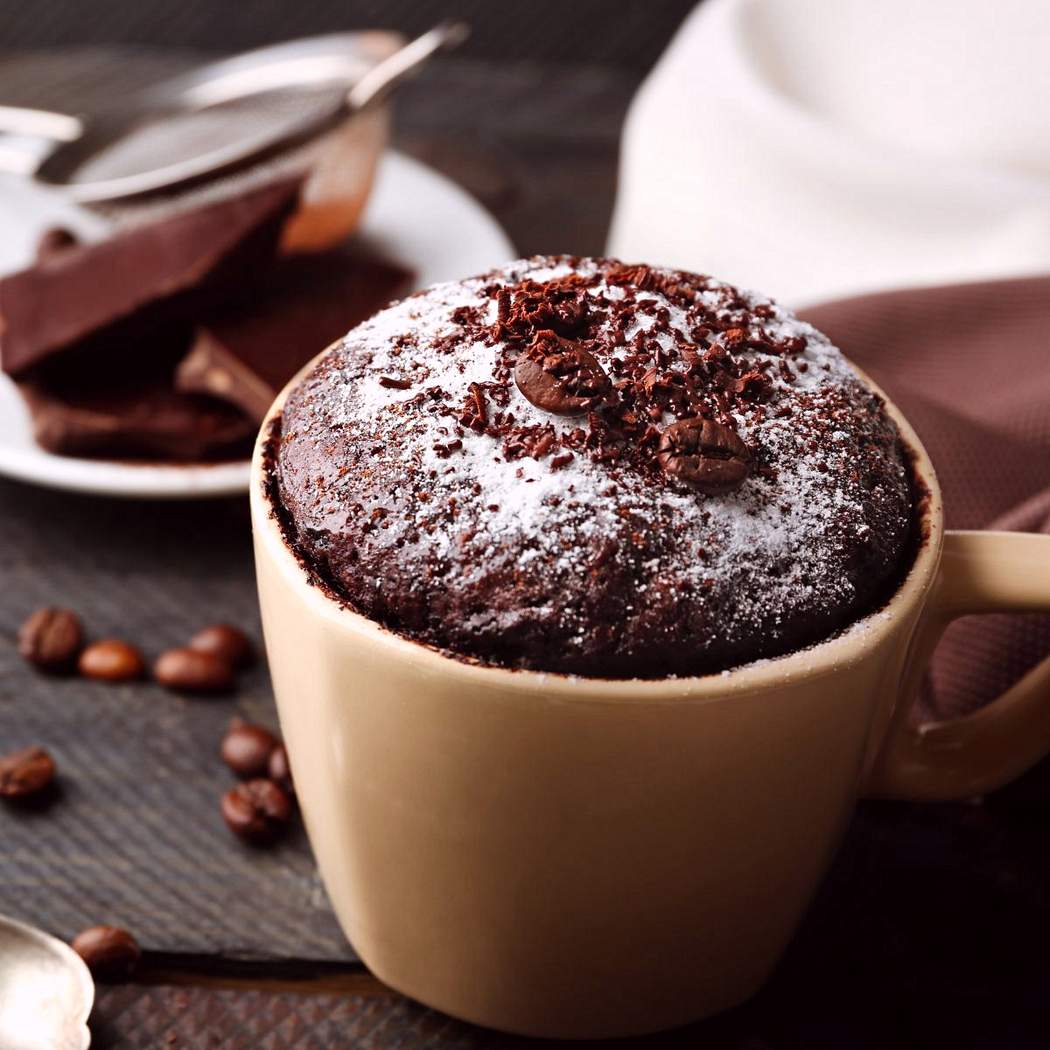 Mug Cake a Mikrohullámú Sütőben