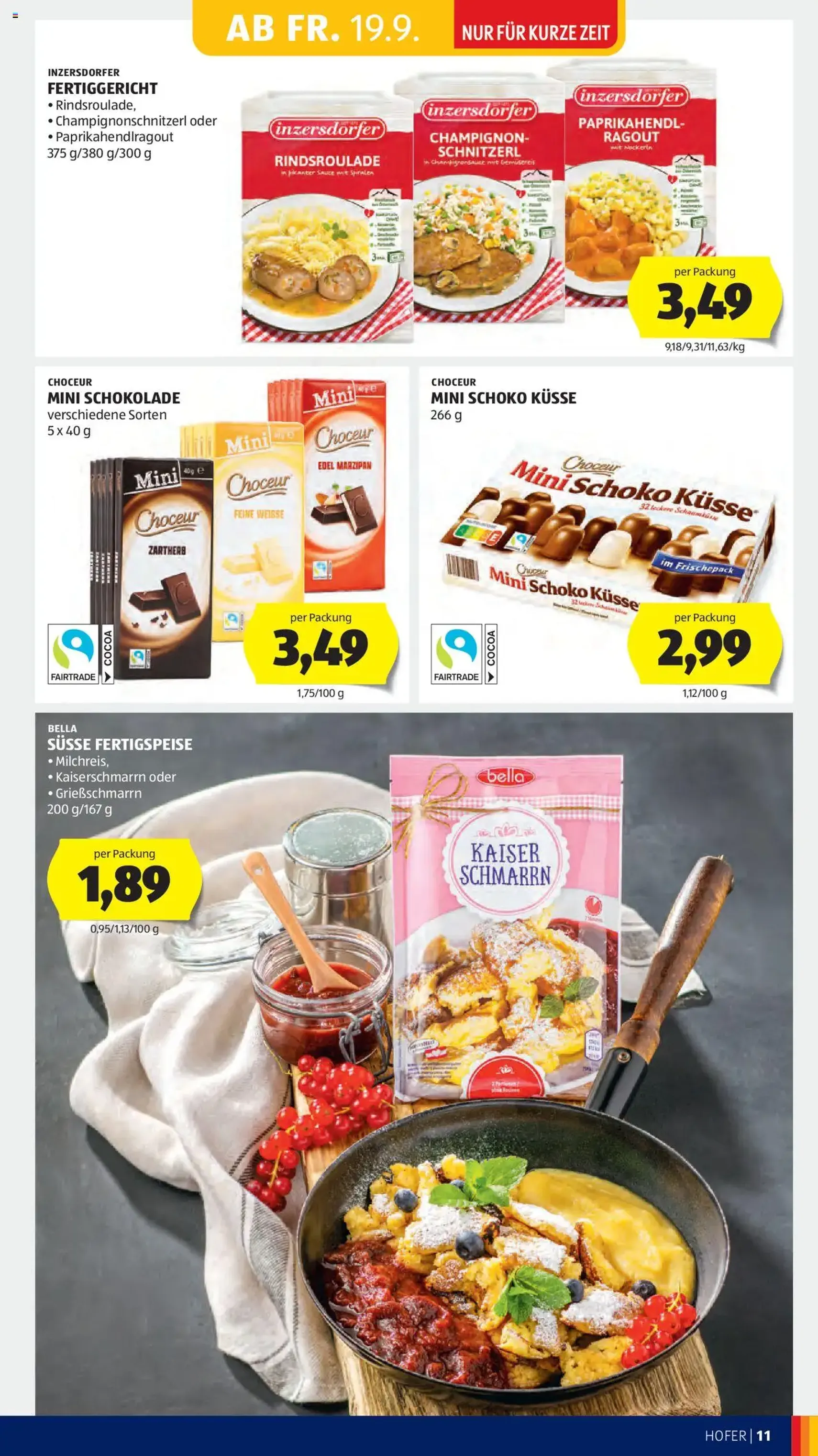 Hofer Flugblatt - Gültiger Prospekt ab 19.09.2025, Seite 13 von insgesamt 49