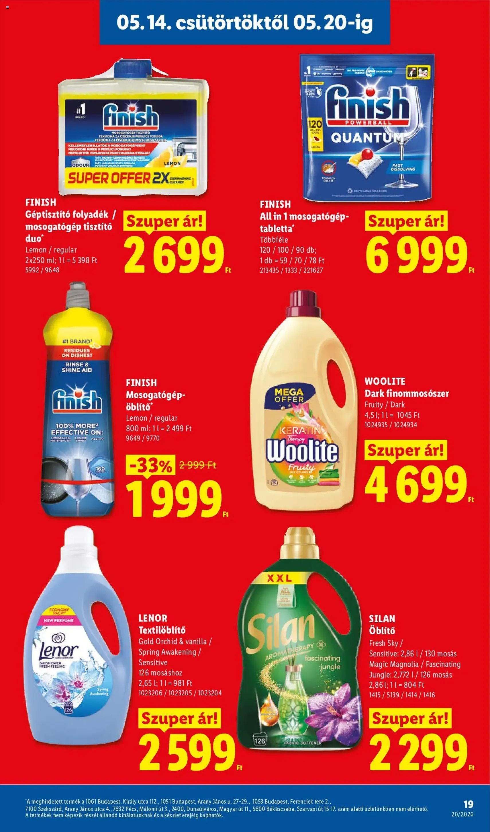 Lidl akciós újság - 2026.05.14. érvényes szórólap 19 oldal 68 oldalból
