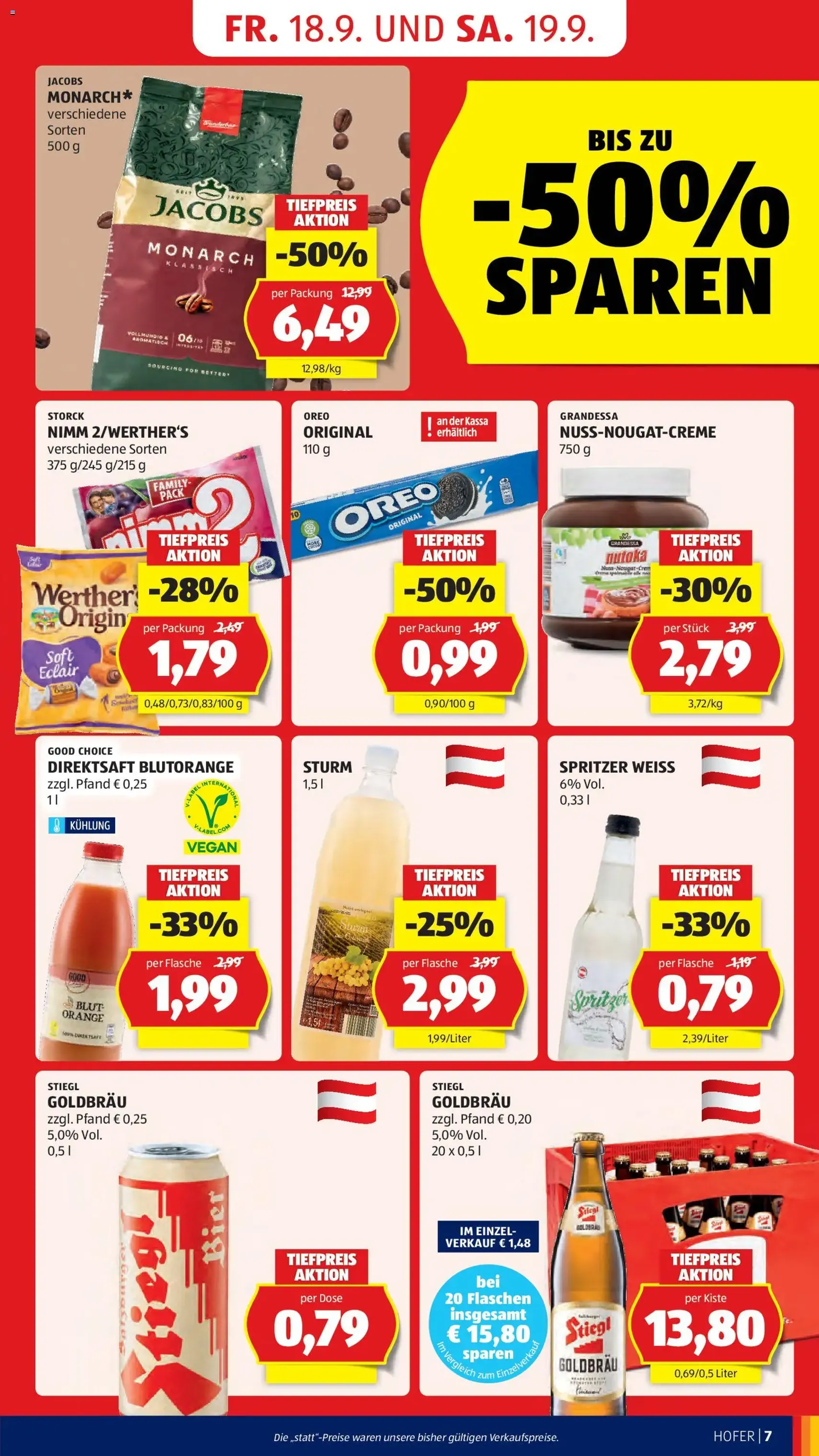Hofer Flugblatt - Gültiger Prospekt ab 18.09.2026, Seite 11 von insgesamt 48