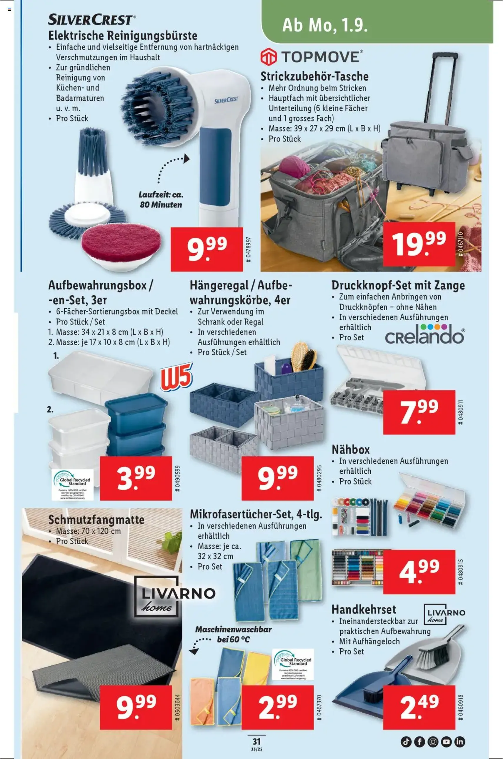 Lidl Aktionen - Gültiger Prospekt ab 28.08.2025, Seite 33 von insgesamt 34 Lidl Aktionen - Gültiger Prospekt ab 28.08.2025, Seite 33 von insgesamt 34