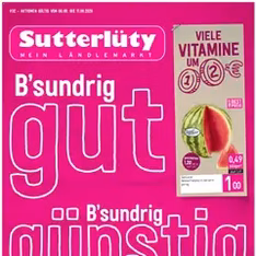 Sutterlüty Flugblatt - Prospekt Vorschau gültig ab 06.08.2026