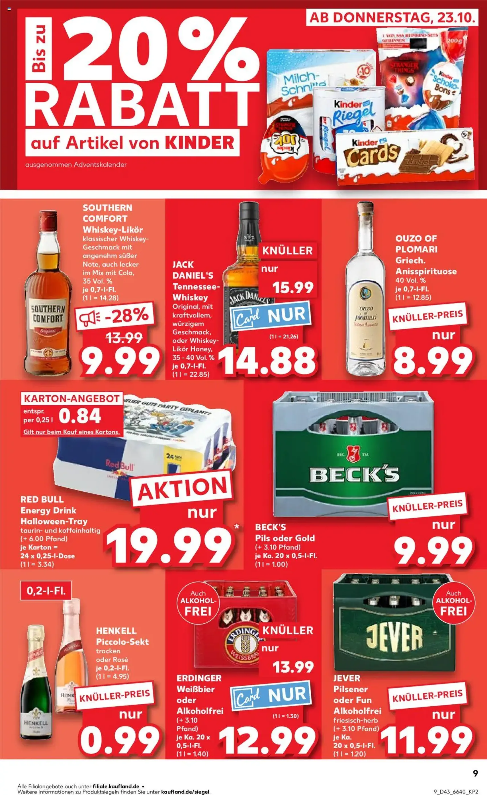 Kaufland Prospekt - Gültiger Prospekt ab 23.10.2025, Seite 9 von insgesamt 61 Kaufland Prospekt - Gültiger Prospekt ab 23.10.2025, Seite 9 von insgesamt 61