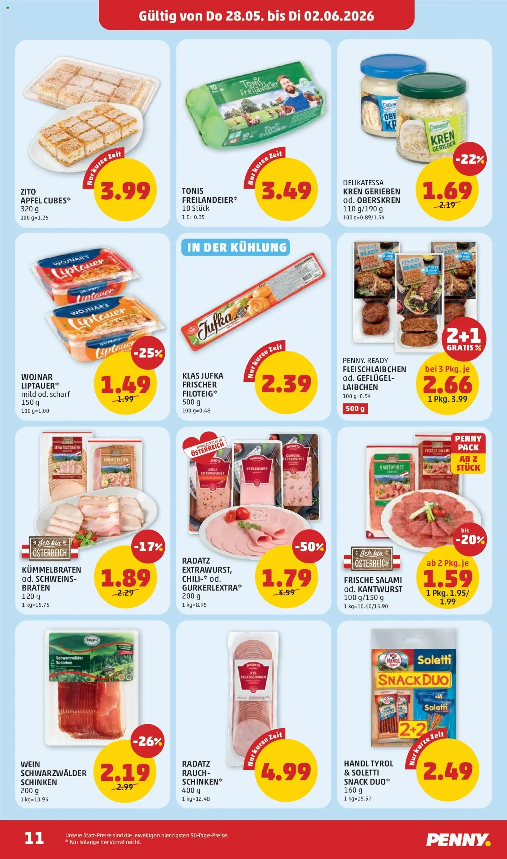 Penny Markt Flugblatt - Gültiger Prospekt ab 28.05.2026, Seite 11 von insgesamt 32
