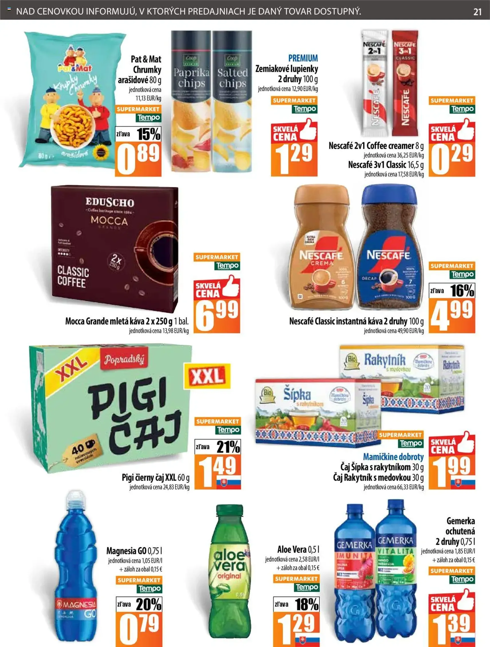 COOP Jednota leták - platný leták od 18.09.2025 strana 21 z 28