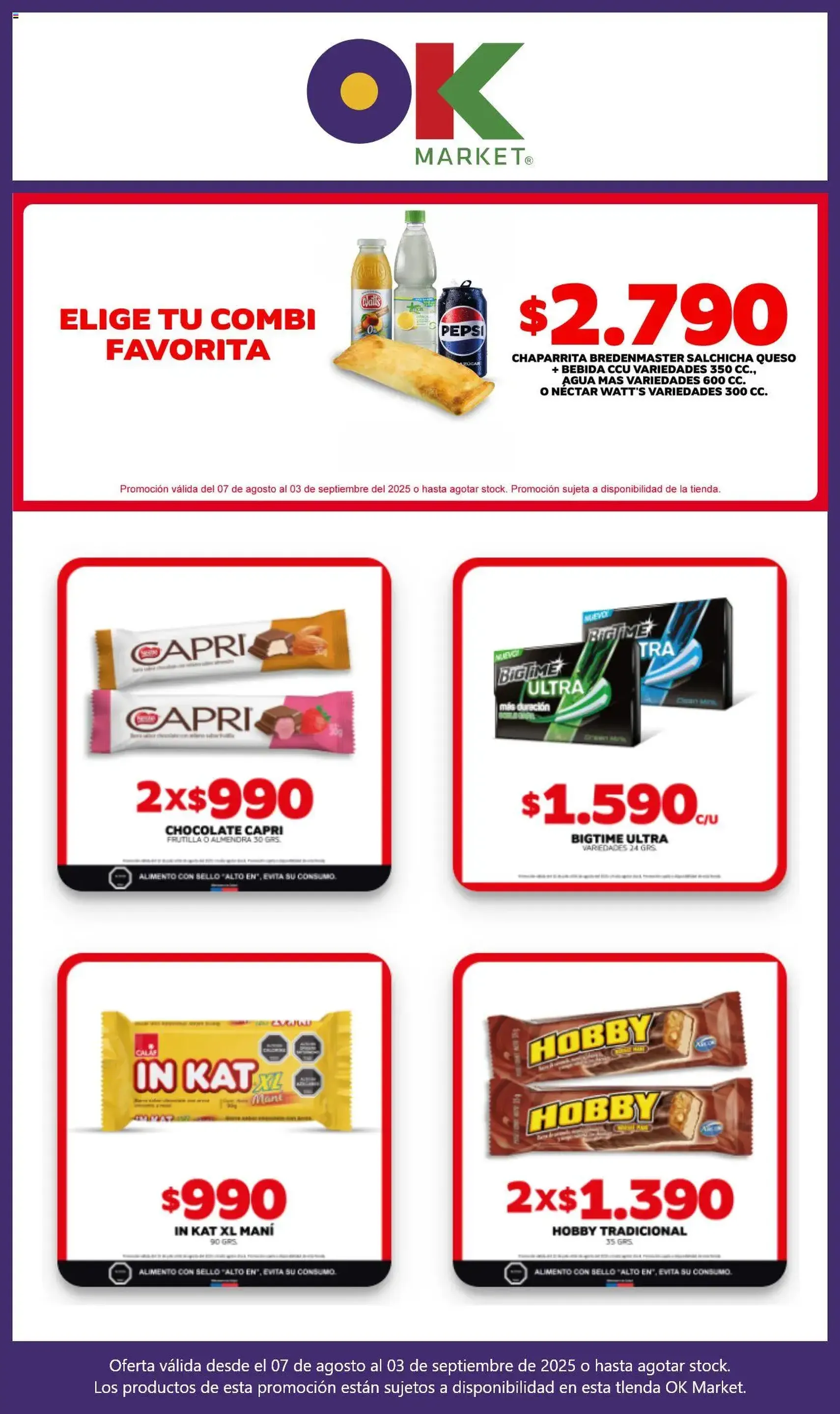 OK Market ofertas - folleto válido desde 06.08.2025 página 2 de 9