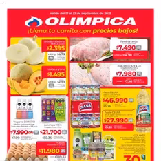 Vista previa del folleto Olímpica - Precios bajos válido desde 17/09/2025
