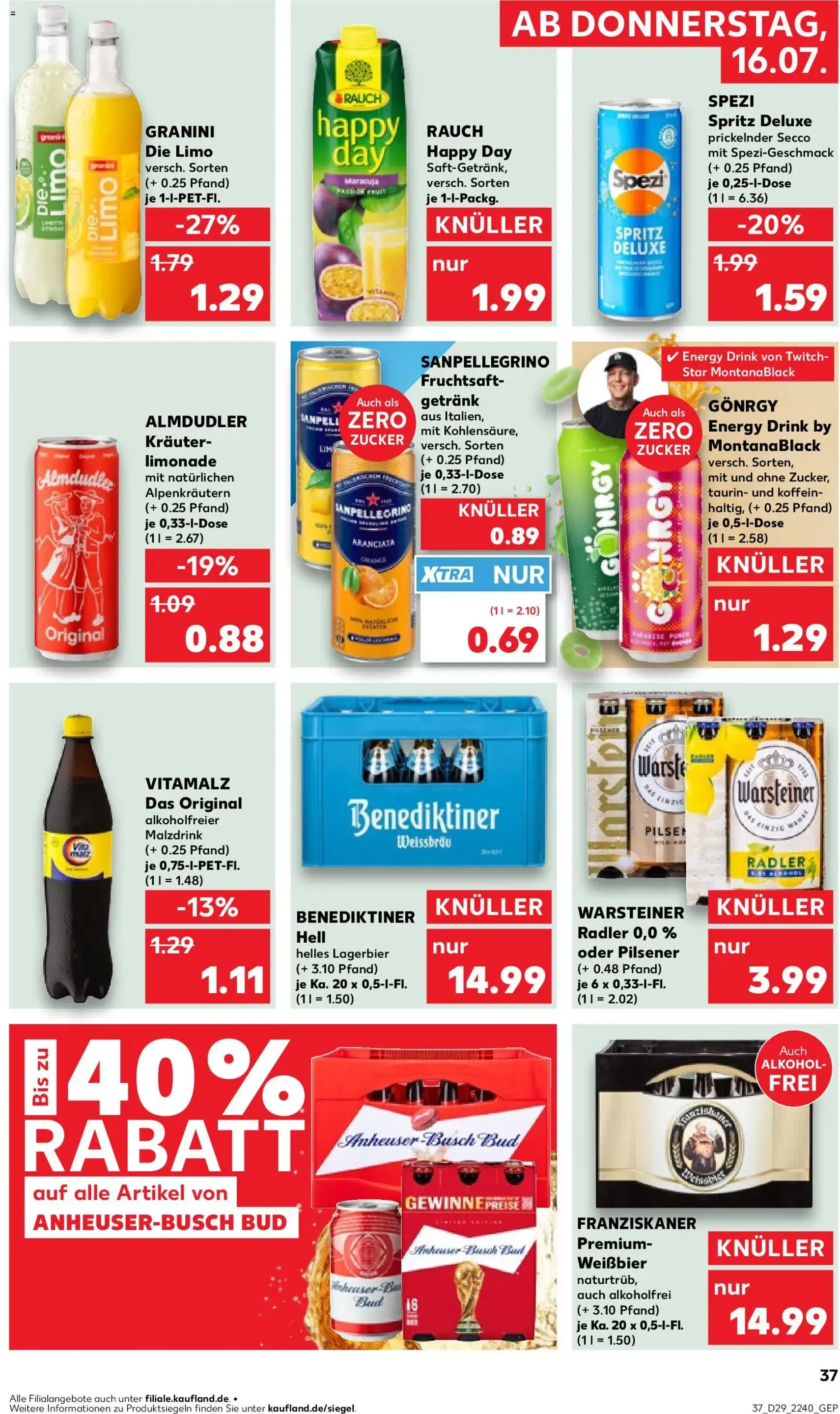 Kaufland DE -DE Folder - geldige folder vanaf 16-07-2026 pagina 37 van 56