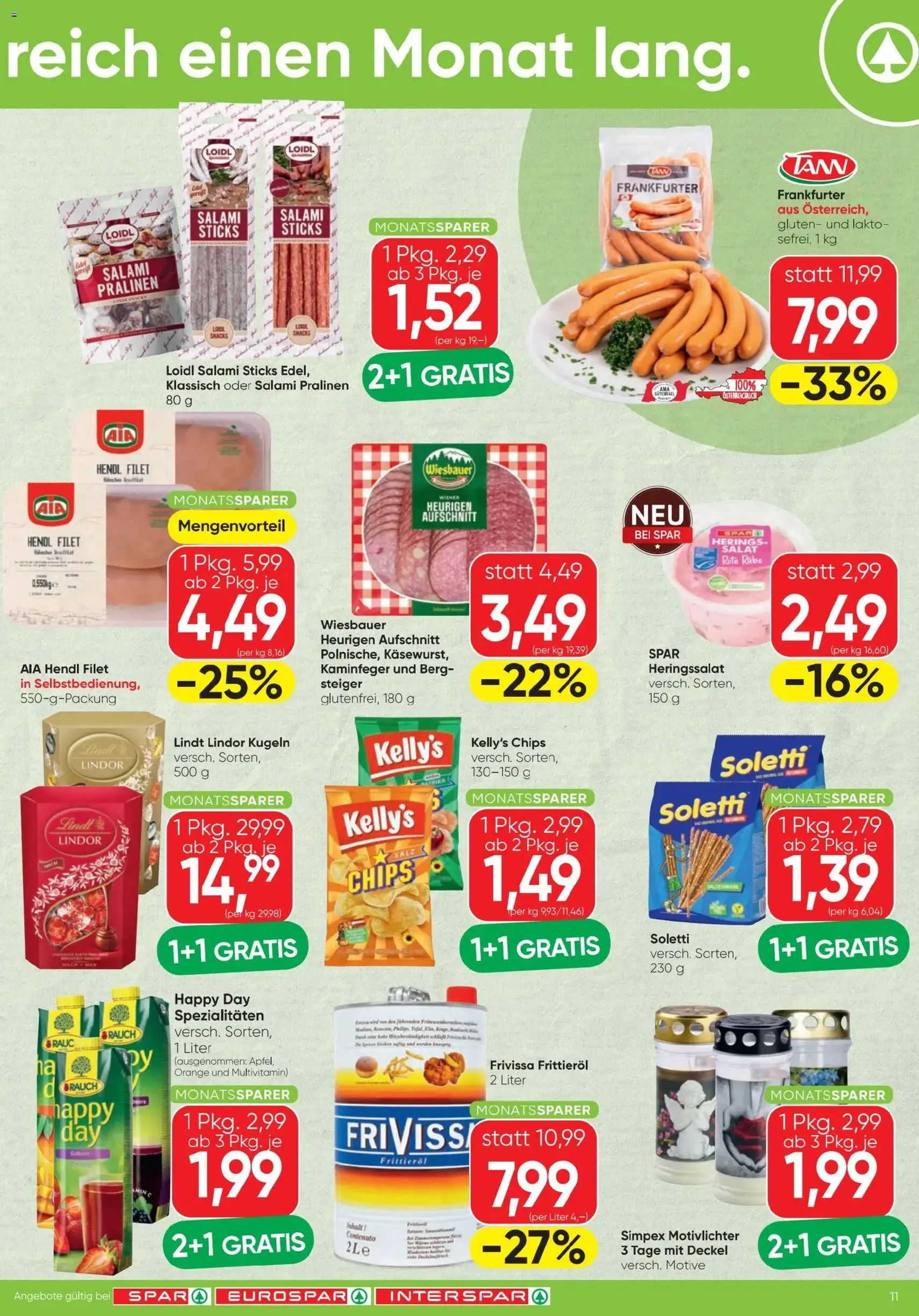 Spar Flugblatt - Gültiger Prospekt ab 11.12.2025, Seite 11 von insgesamt 16