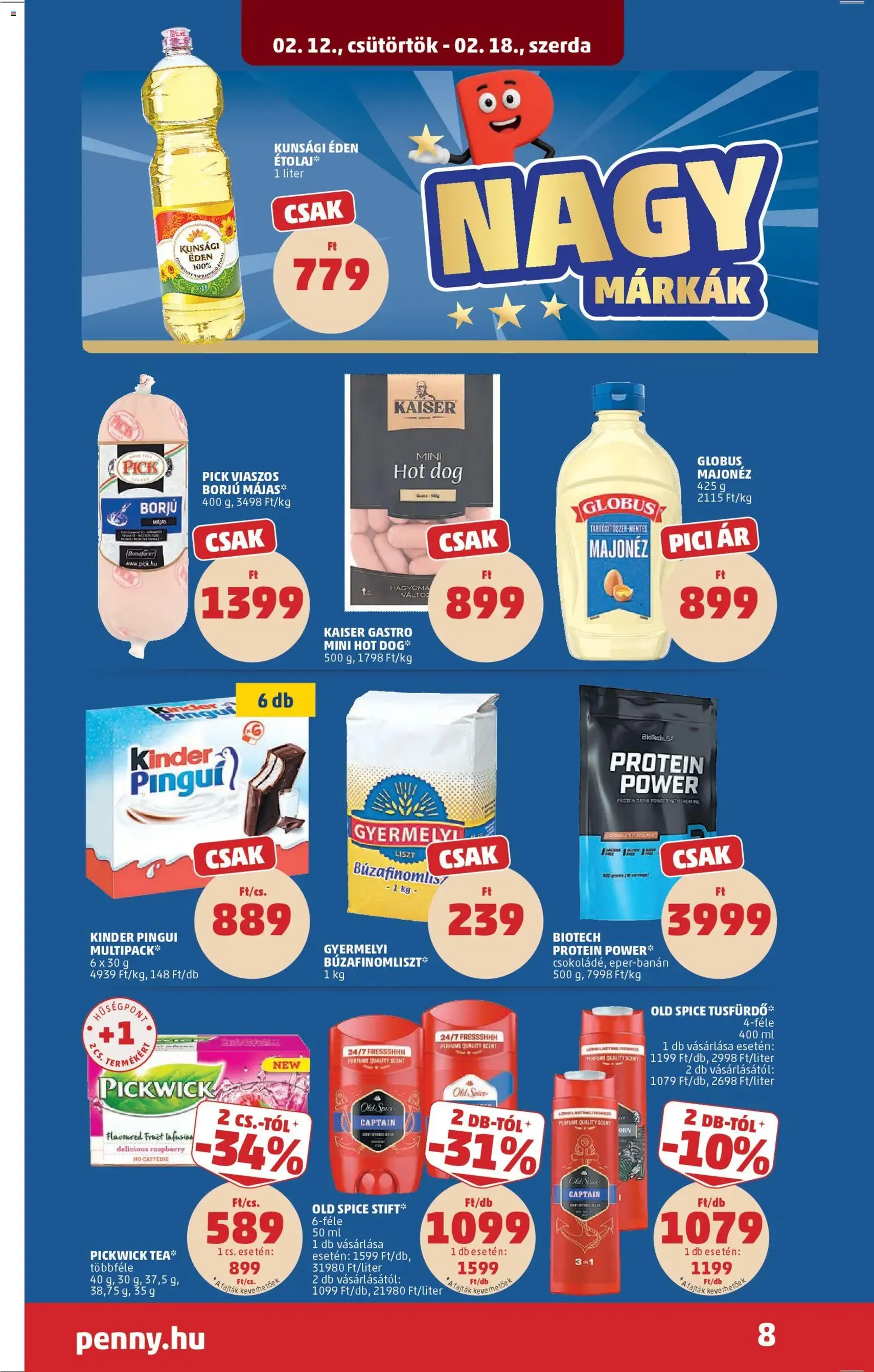 PENNY Akciós újság - 2026.02.12. érvényes szórólap 10 oldal 42 oldalból