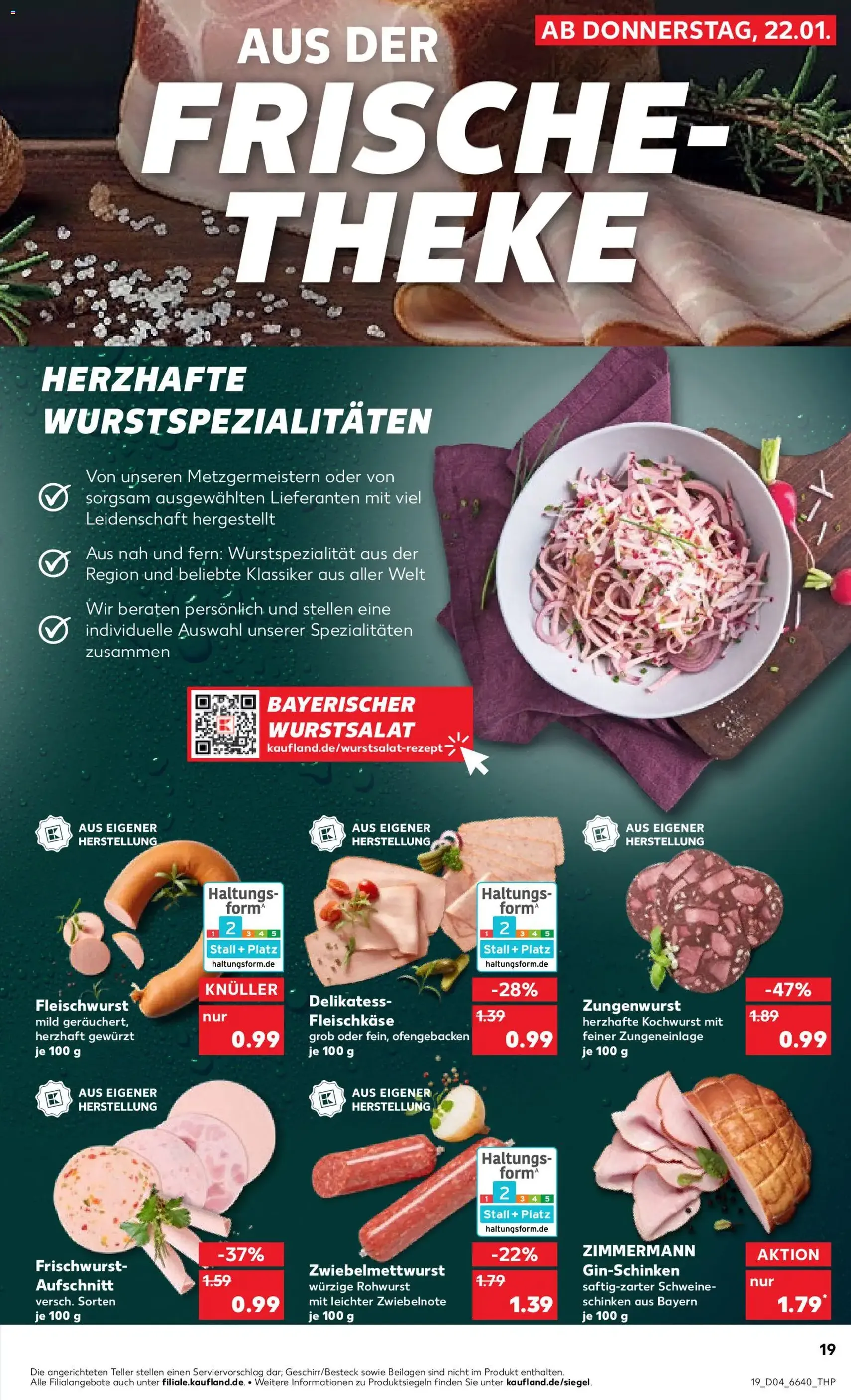 Kaufland Prospekt - Gültiger Prospekt ab 22.01.2026, Seite 19 von insgesamt 59
