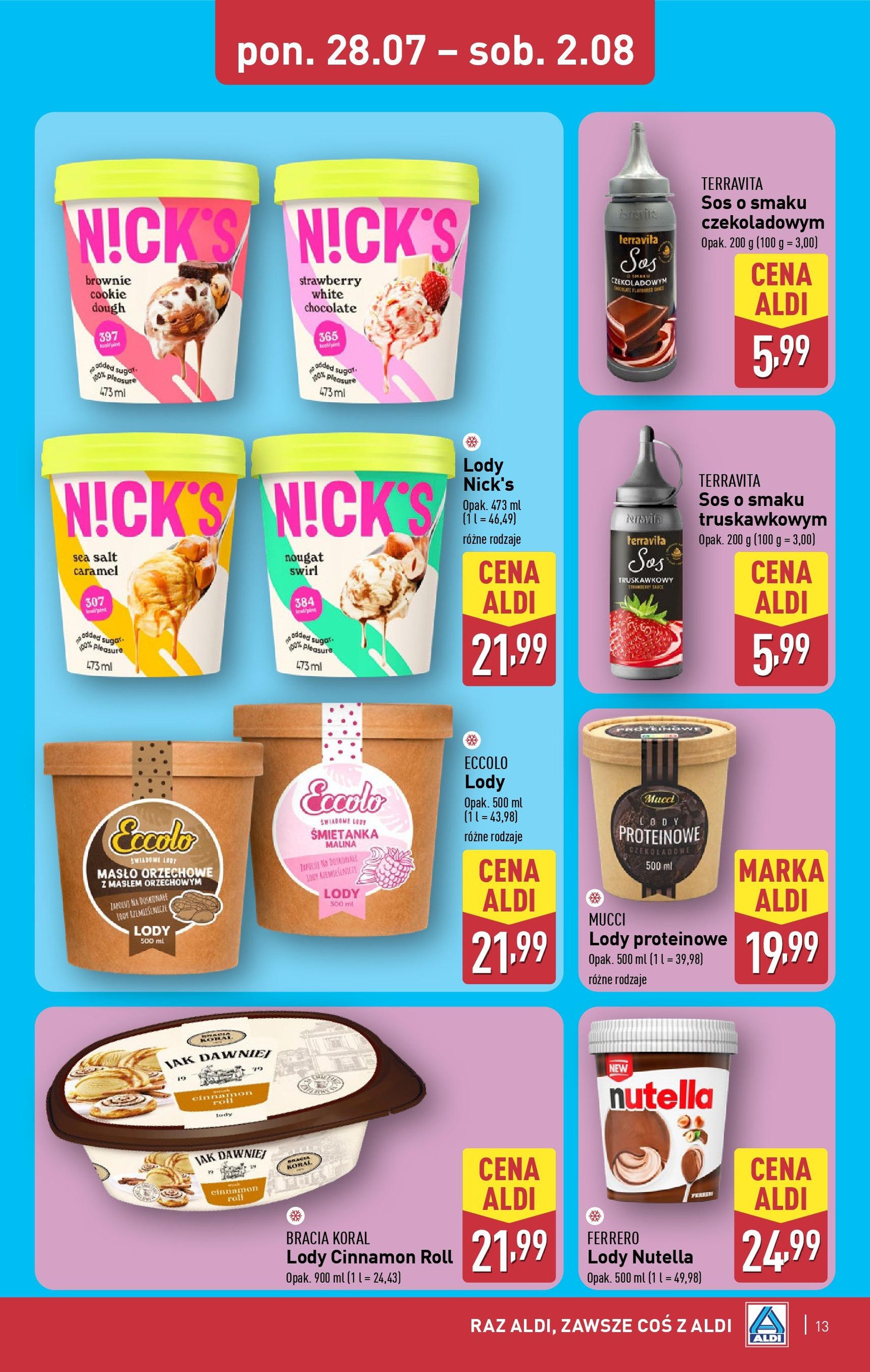 Aldi Gazetka - ważny gazetka od 28.07.2025 strona 13 z 42 Aldi Gazetka - ważny gazetka od 28.07.2025 strona 13 z 42