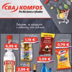 CBA Komfos leták - náhľad letáku platný od 20.02.2026