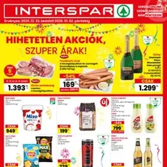 Interspar Akciós újság - szórólap előnézete érvényes 2025.12.23. -tól