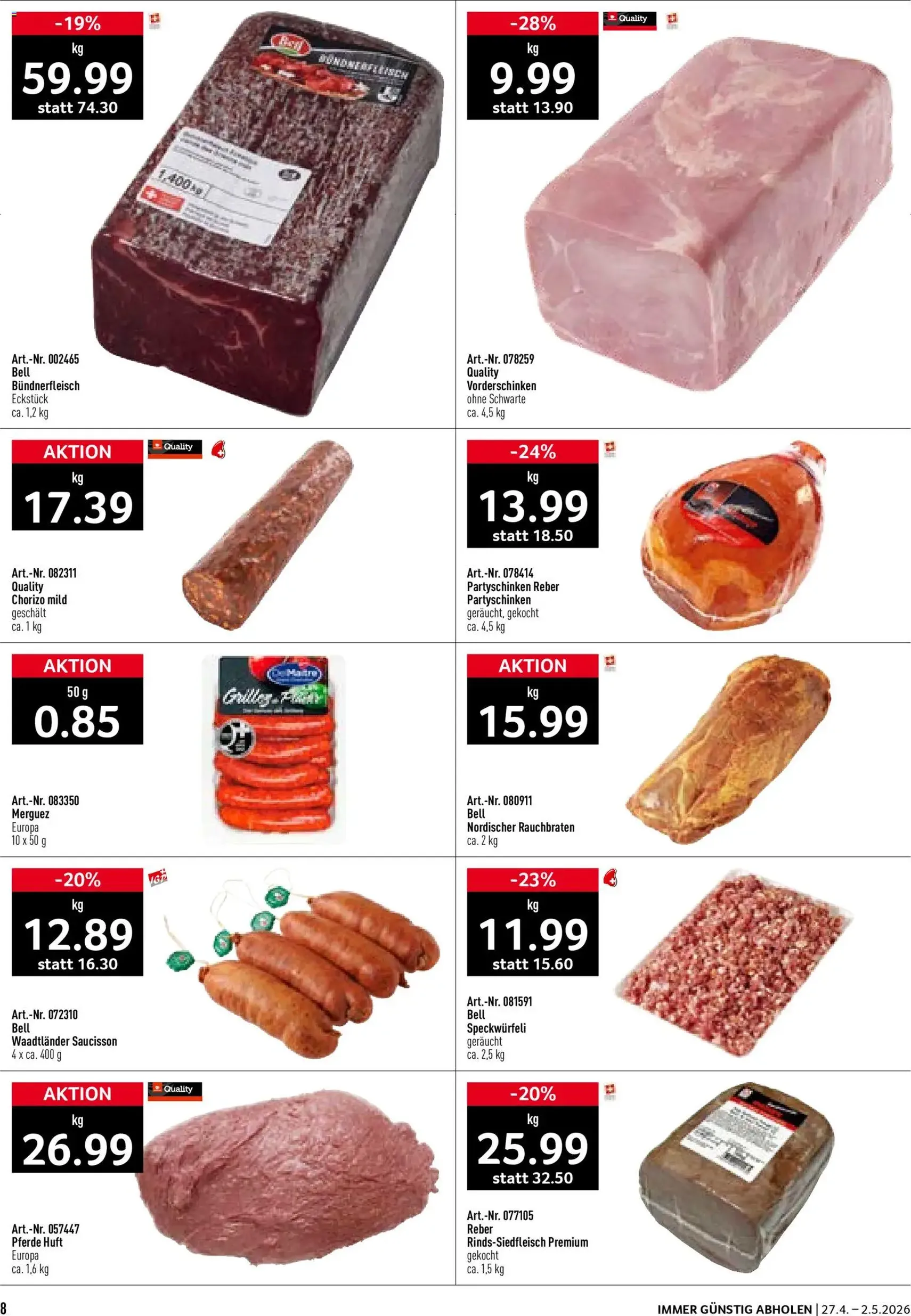 Prodega aktionen - Gültiger Prospekt ab 27.04.2026, Seite 8 von insgesamt 40