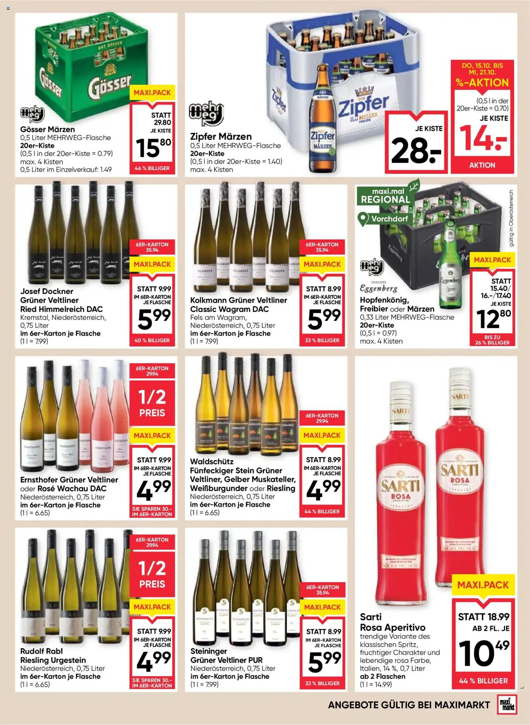 Maximarkt Flugblatt - Gültiger Prospekt ab 15.10.2026, Seite 15 von insgesamt 24