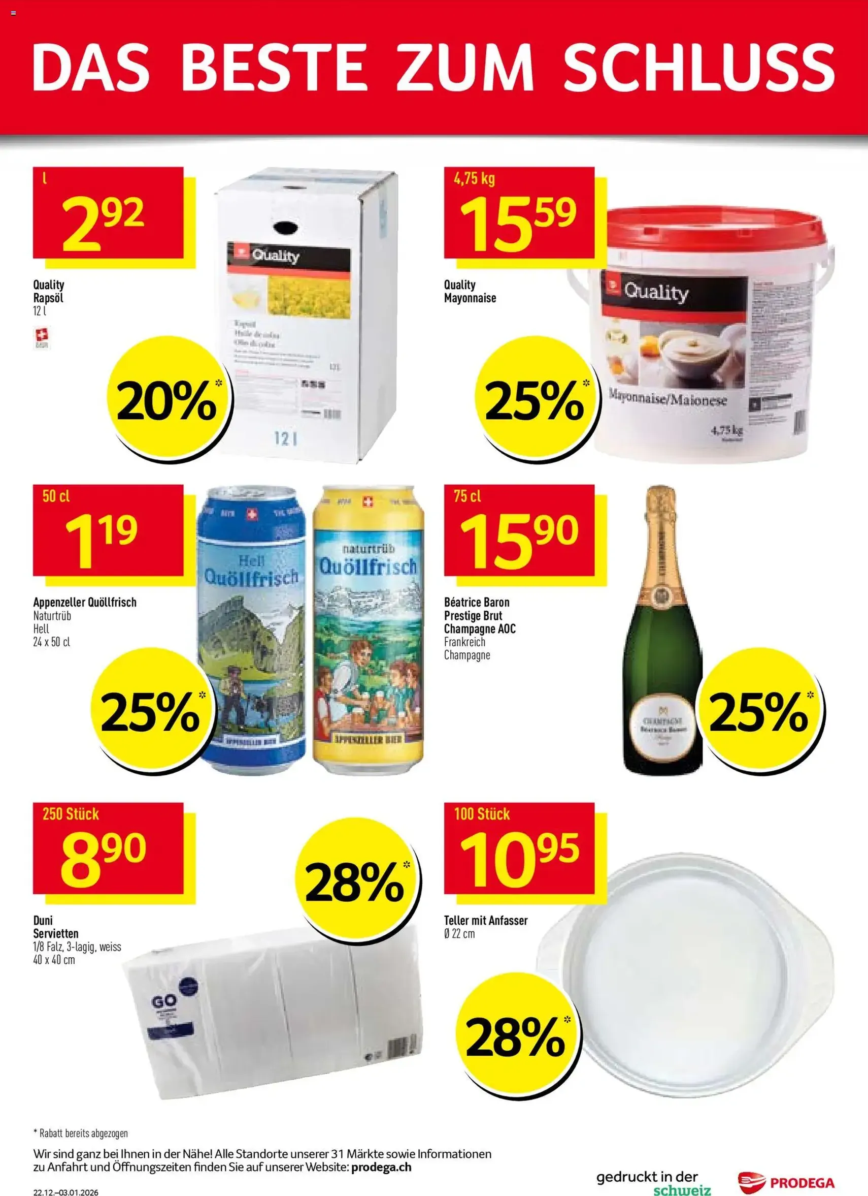 Prodega Aktionen - Gültiger Prospekt ab 22.12.2025, Seite 36 von insgesamt 36