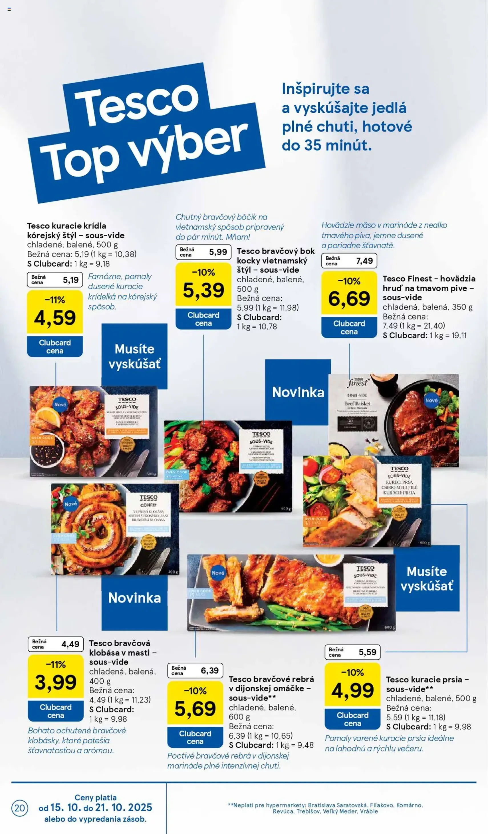 Tesco Hypermarket - leták - platný leták od 15.10.2025 strana 20 z 42