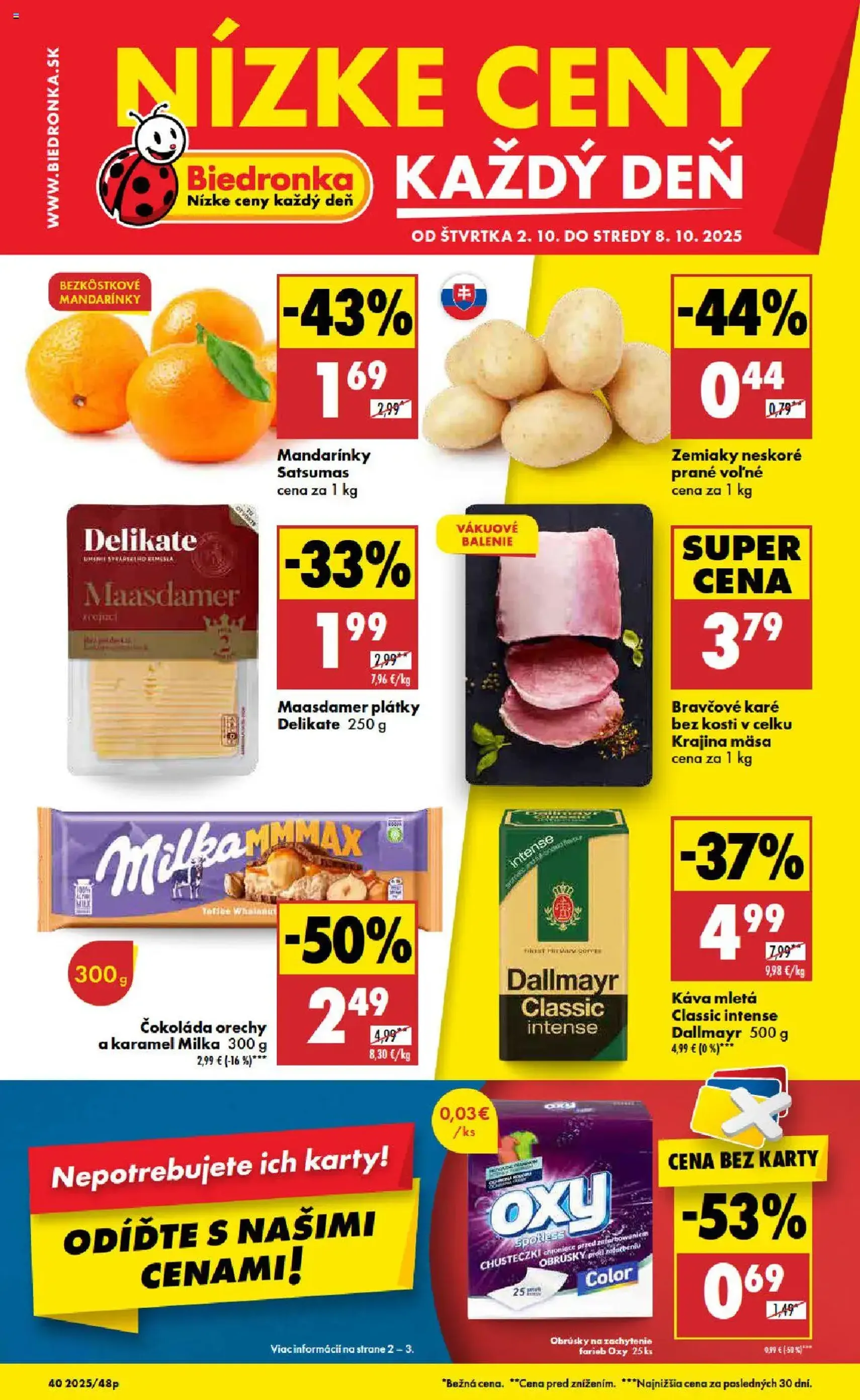 Biedronka leták - platný leták od 02.10.2025 strana 1 z 48