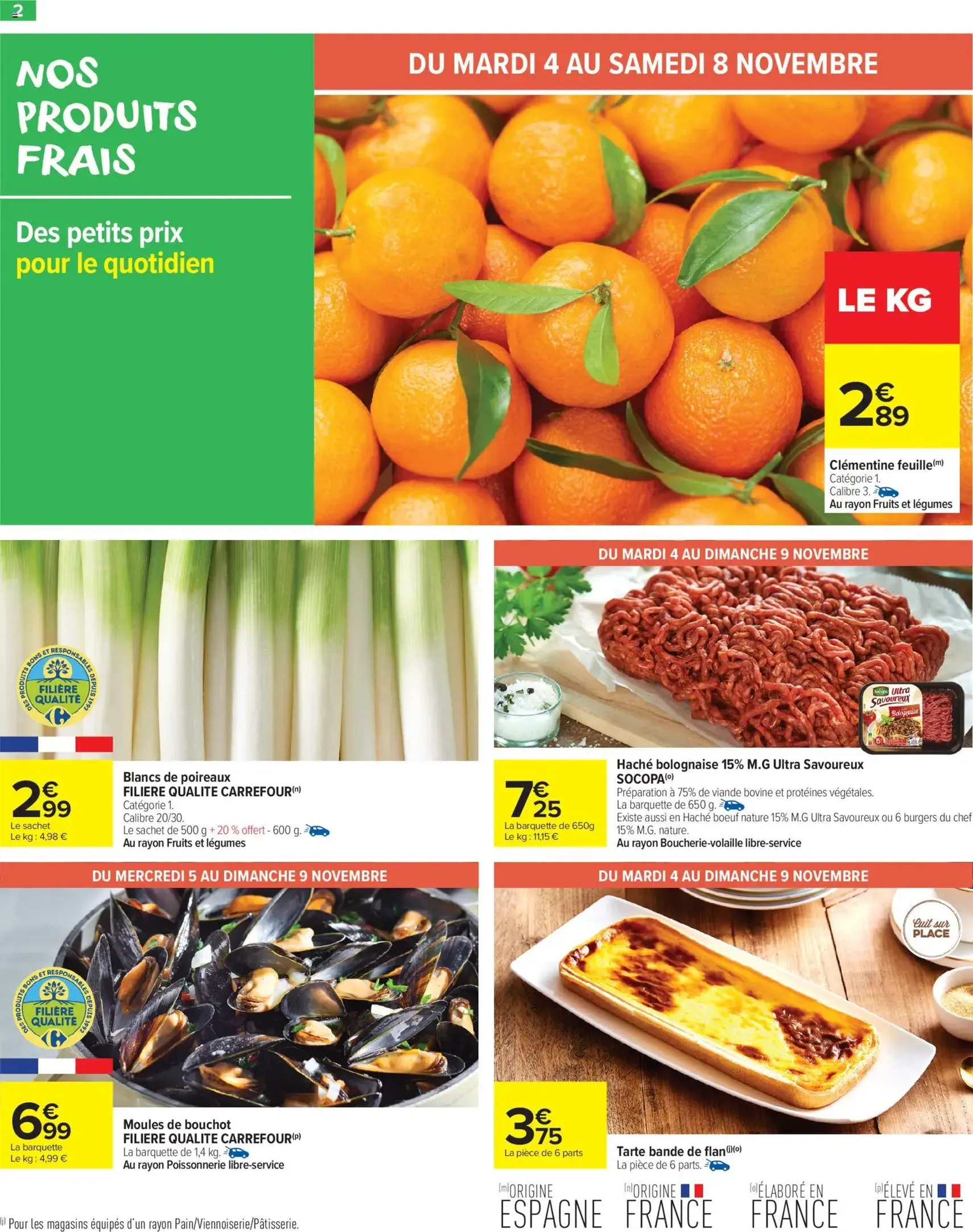 Carrefour Market catalogue semaine 45 - brochure valable à partir du 04/11/2025, page 4 sur 16