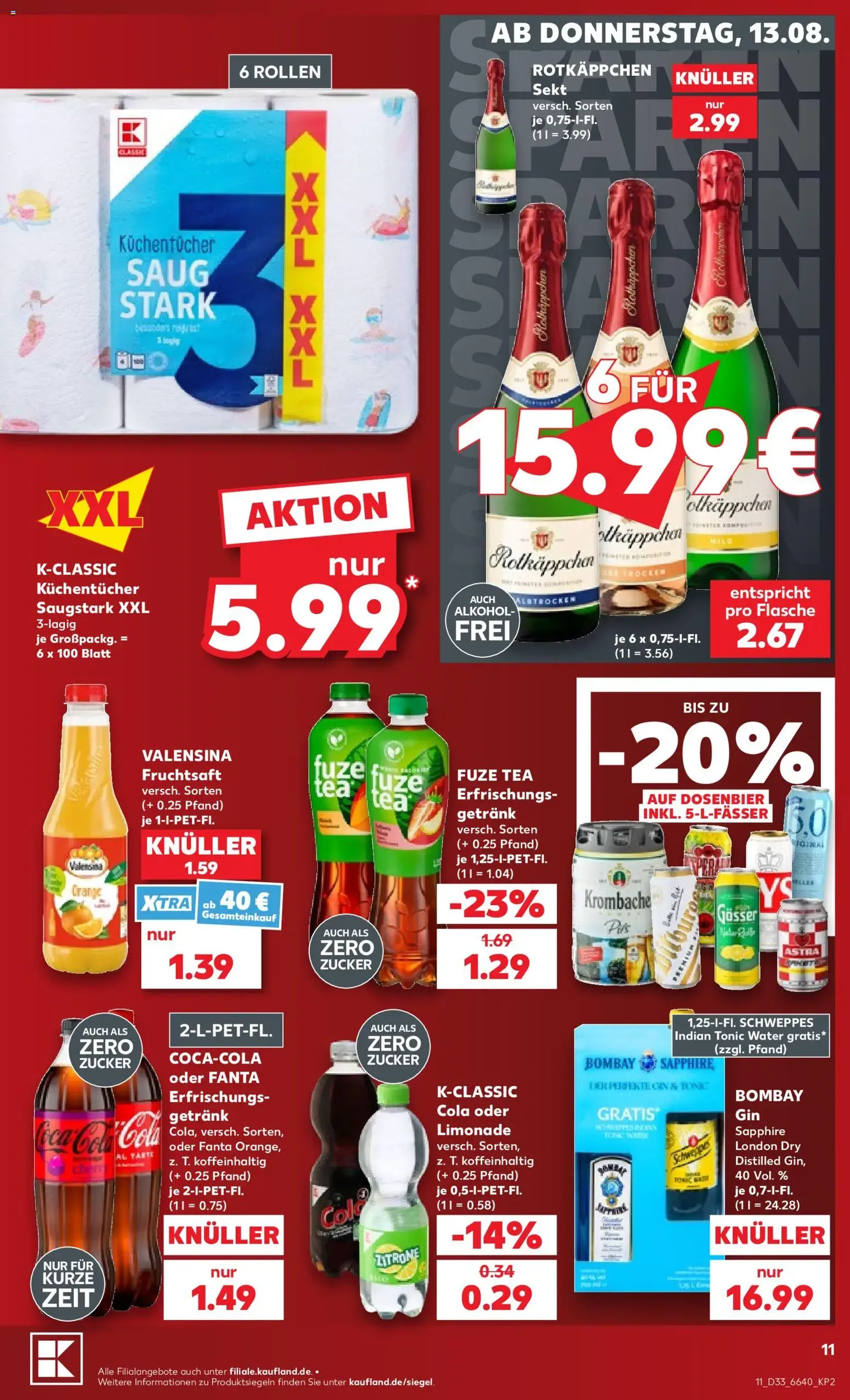 Kaufland Prospekt - Gültiger Prospekt ab 13.08.2026, Seite 11 von insgesamt 54