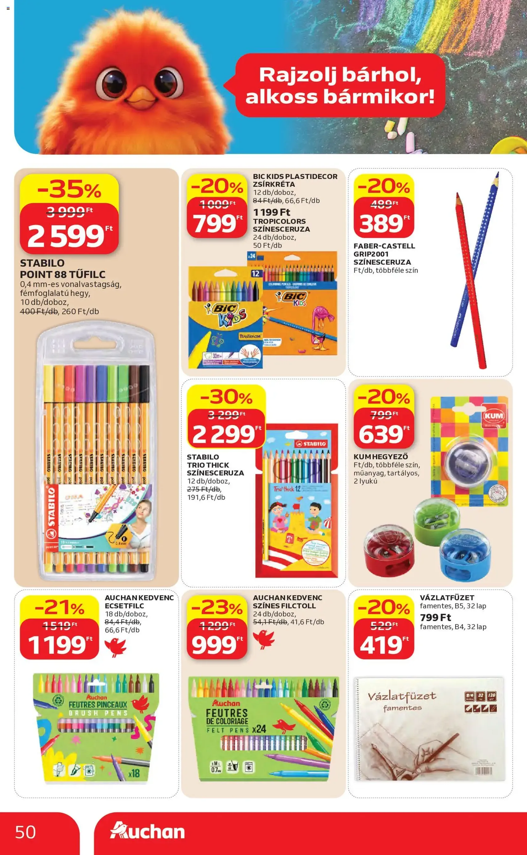 Auchan akciós újság - 2026.05.14. érvényes szórólap 50 oldal 58 oldalból