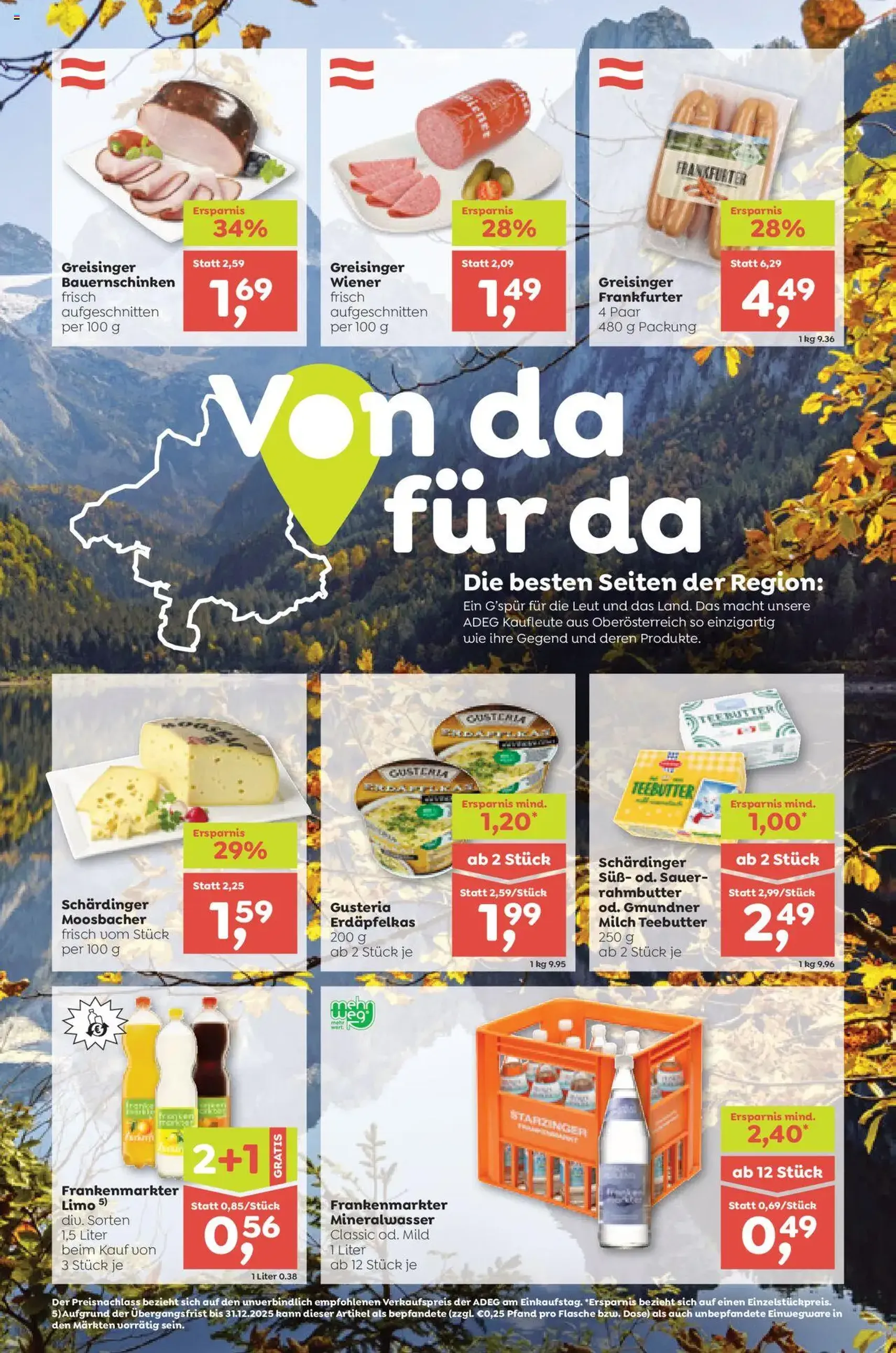 ADEG Flugblatt - Gültiger Prospekt ab 25.09.2025, Seite 6 von insgesamt 12