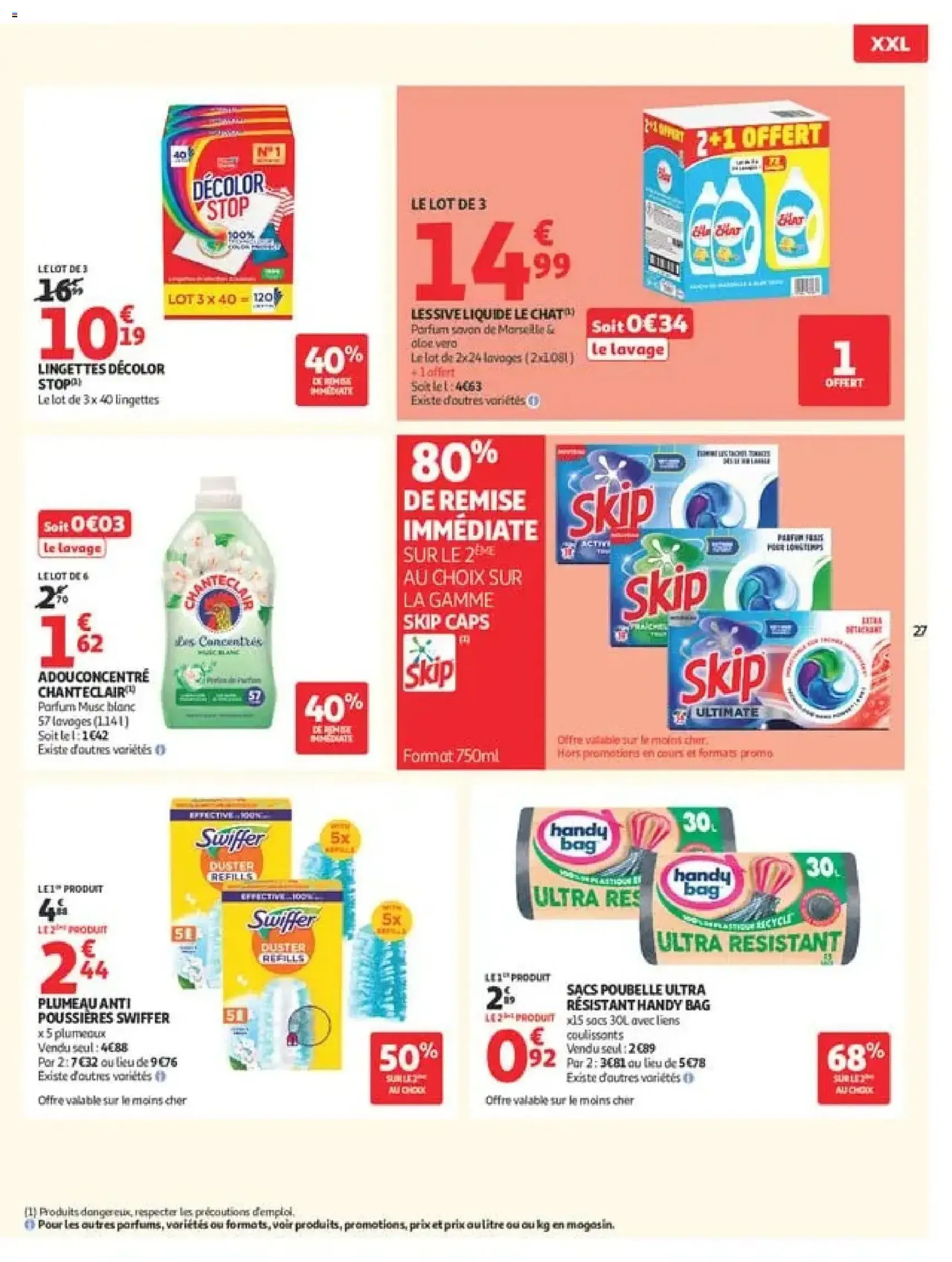Auchan Promos XXL, rentrée - brochure valable à partir du 21/07/2026, page 27 sur 49