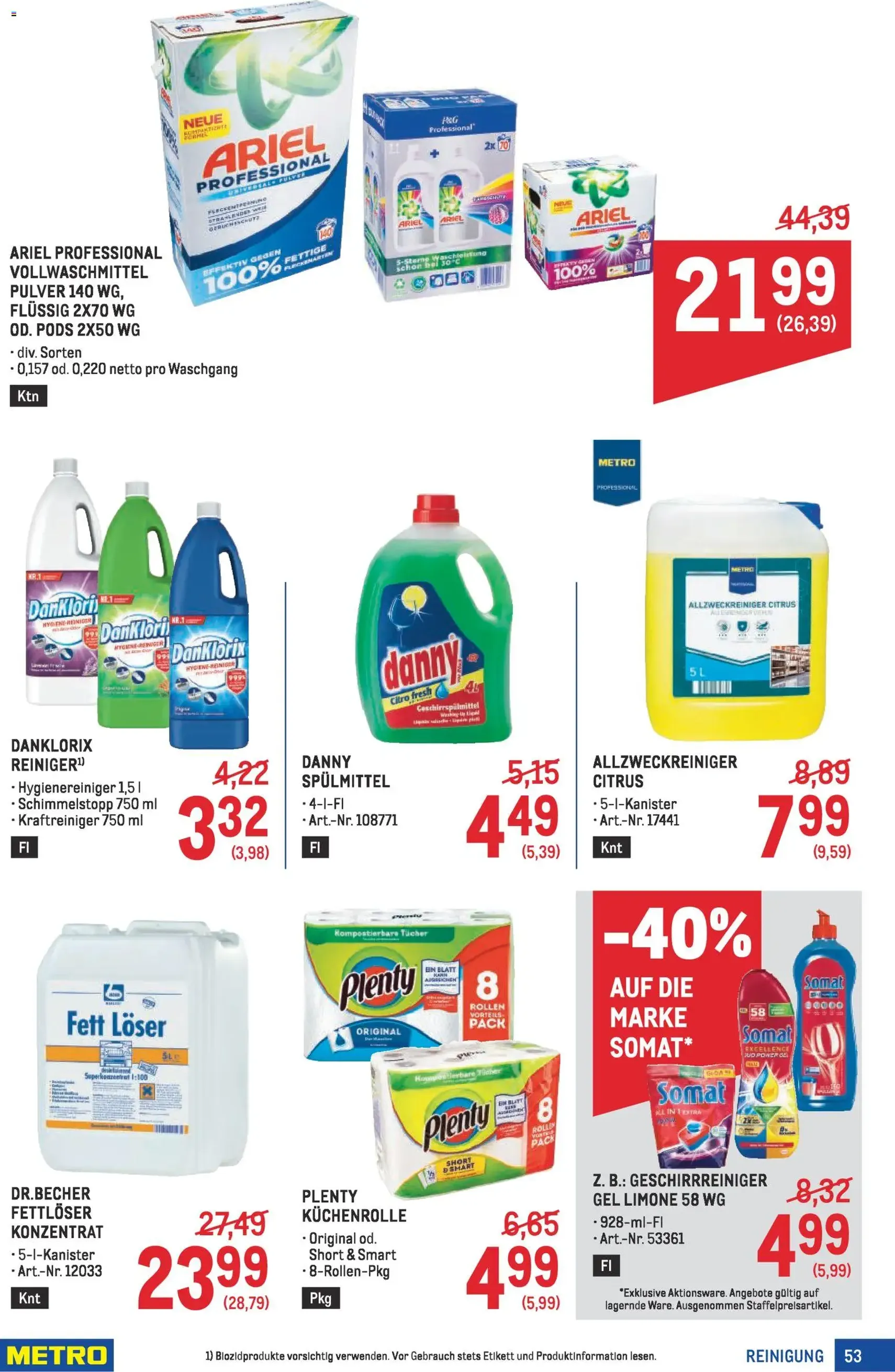 Metro Profi - Gültiger Prospekt ab 22.01.2026, Seite 53 von insgesamt 64
