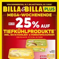 Billa - Flugblatt - Prospekt Vorschau gültig ab 16.07.2026