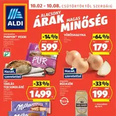 Aldi Akciós újság - szórólap előnézete érvényes 2025.10.02. -tól