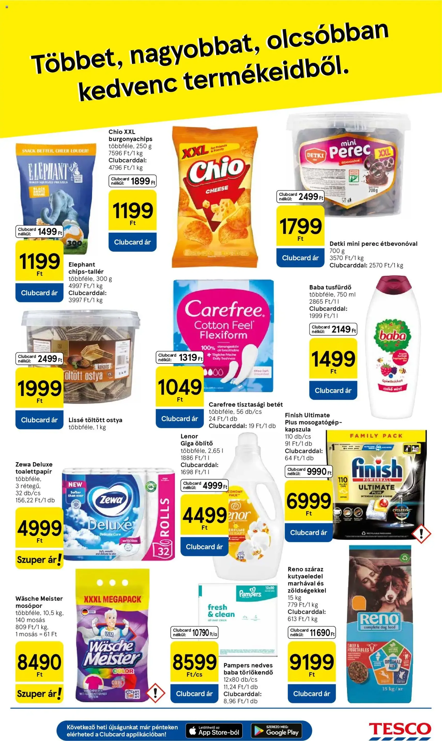 Tesco aktuális akciós újság - 2026.05.07. érvényes szórólap 11 oldal 36 oldalból