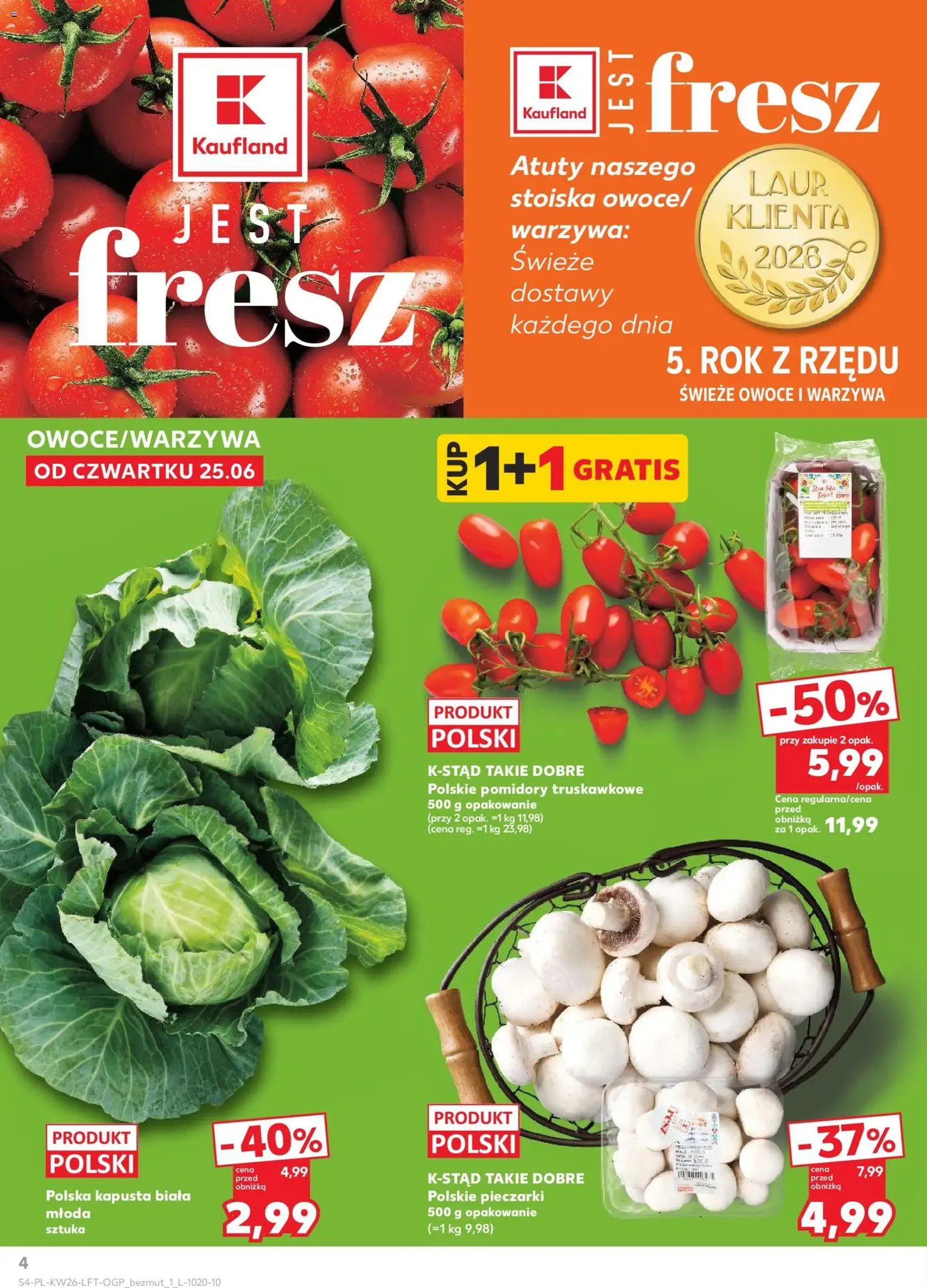 Kaufland gazetka - ważny gazetka od 25.06.2026 strona 4 z 64