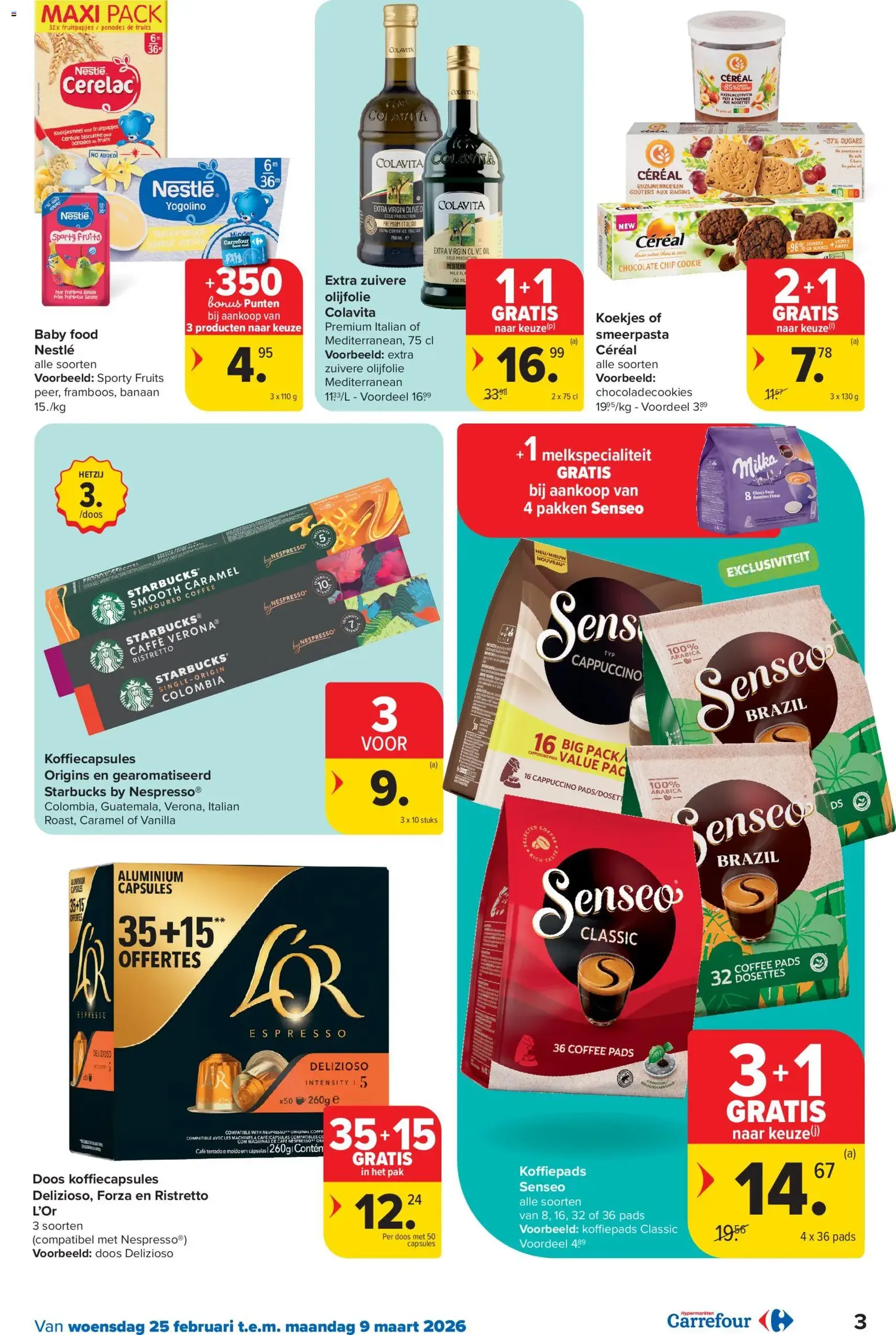 Carrefour folder week 9 - geldige folder vanaf 25/02/2026 pagina 3 van 48