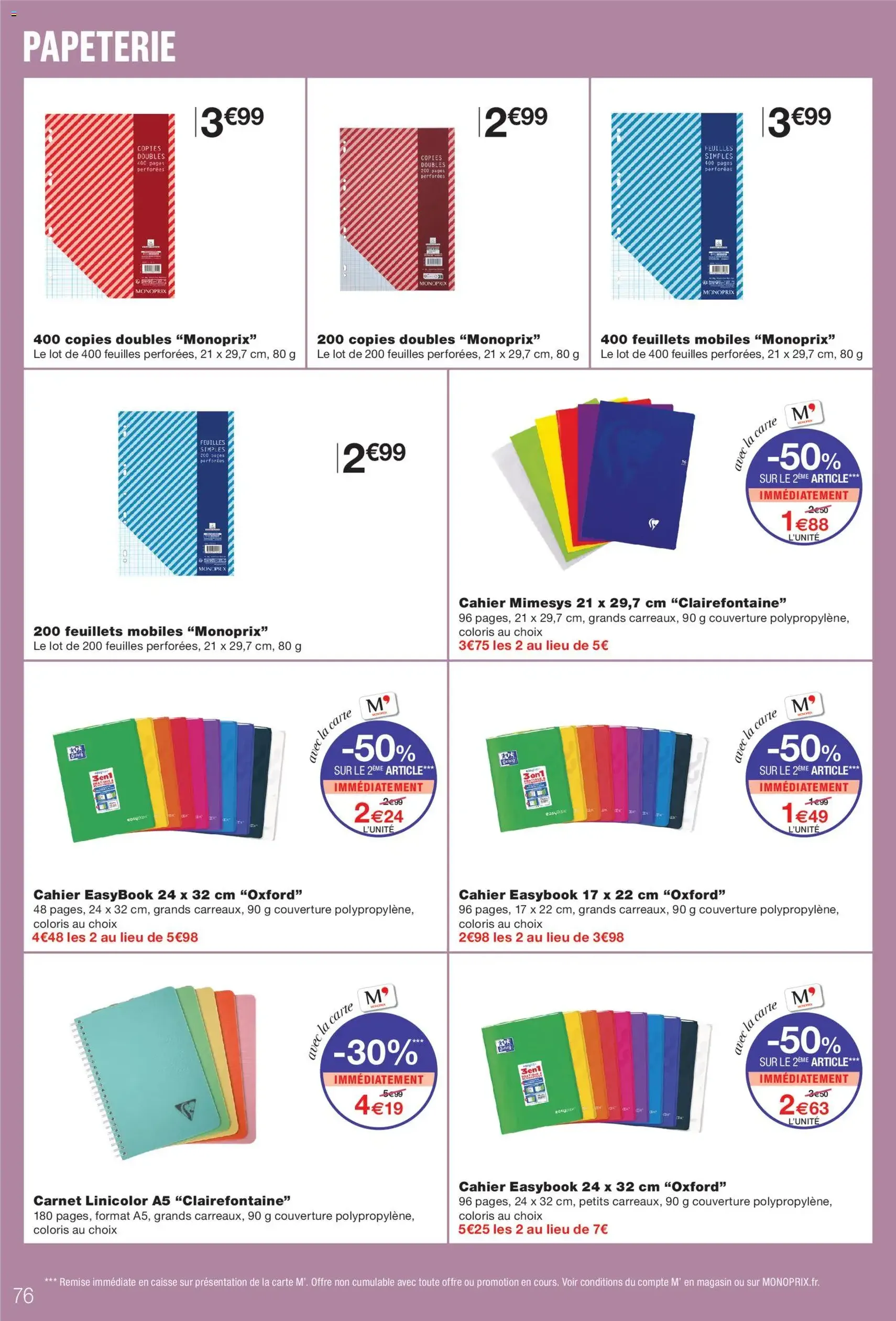 Monoprix catalogue - brochure valable à partir du 25/08/2026, page 76 sur 85
